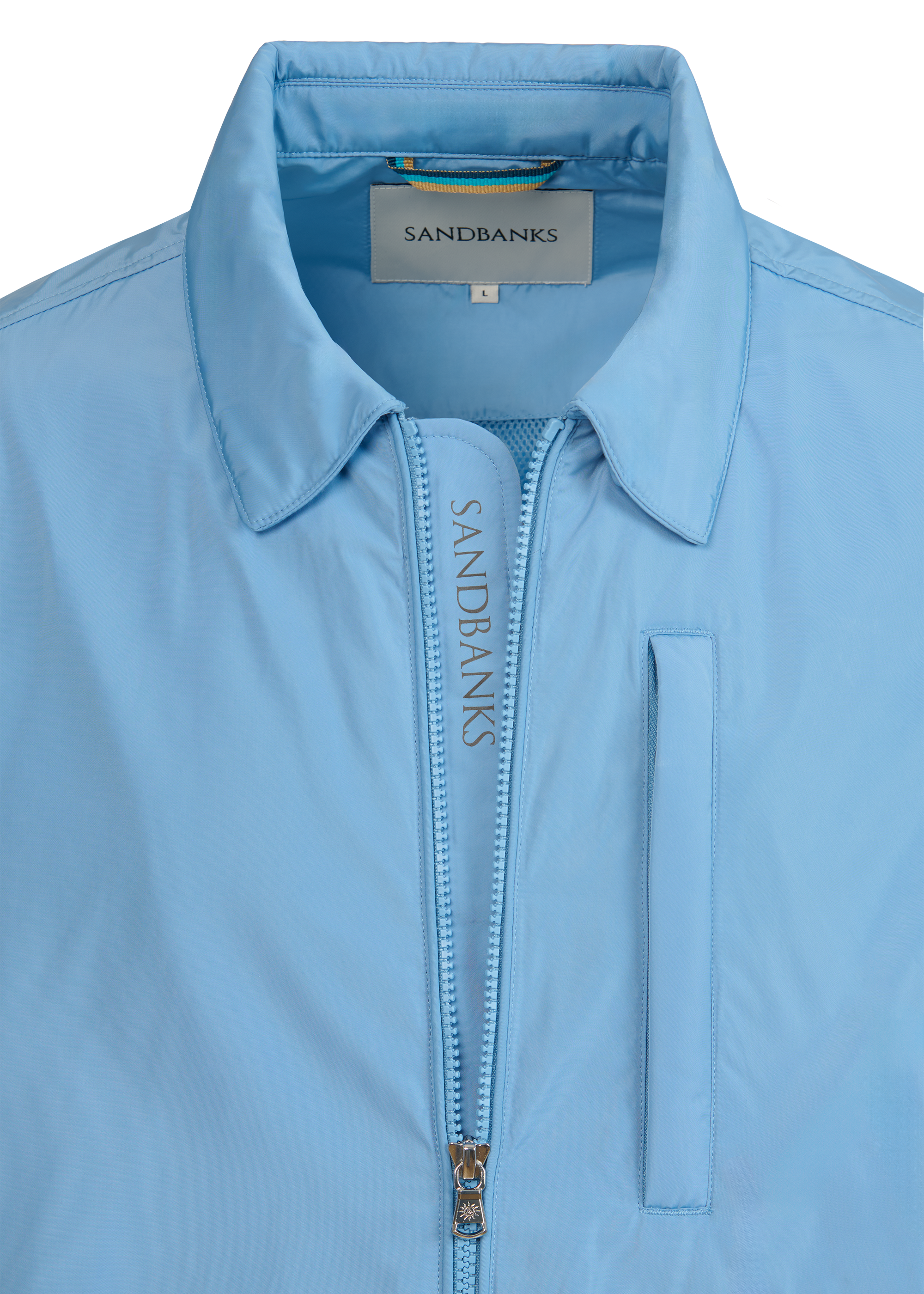 Sandbanks Utility Overshirt - Dusty Blue - Sandbanks