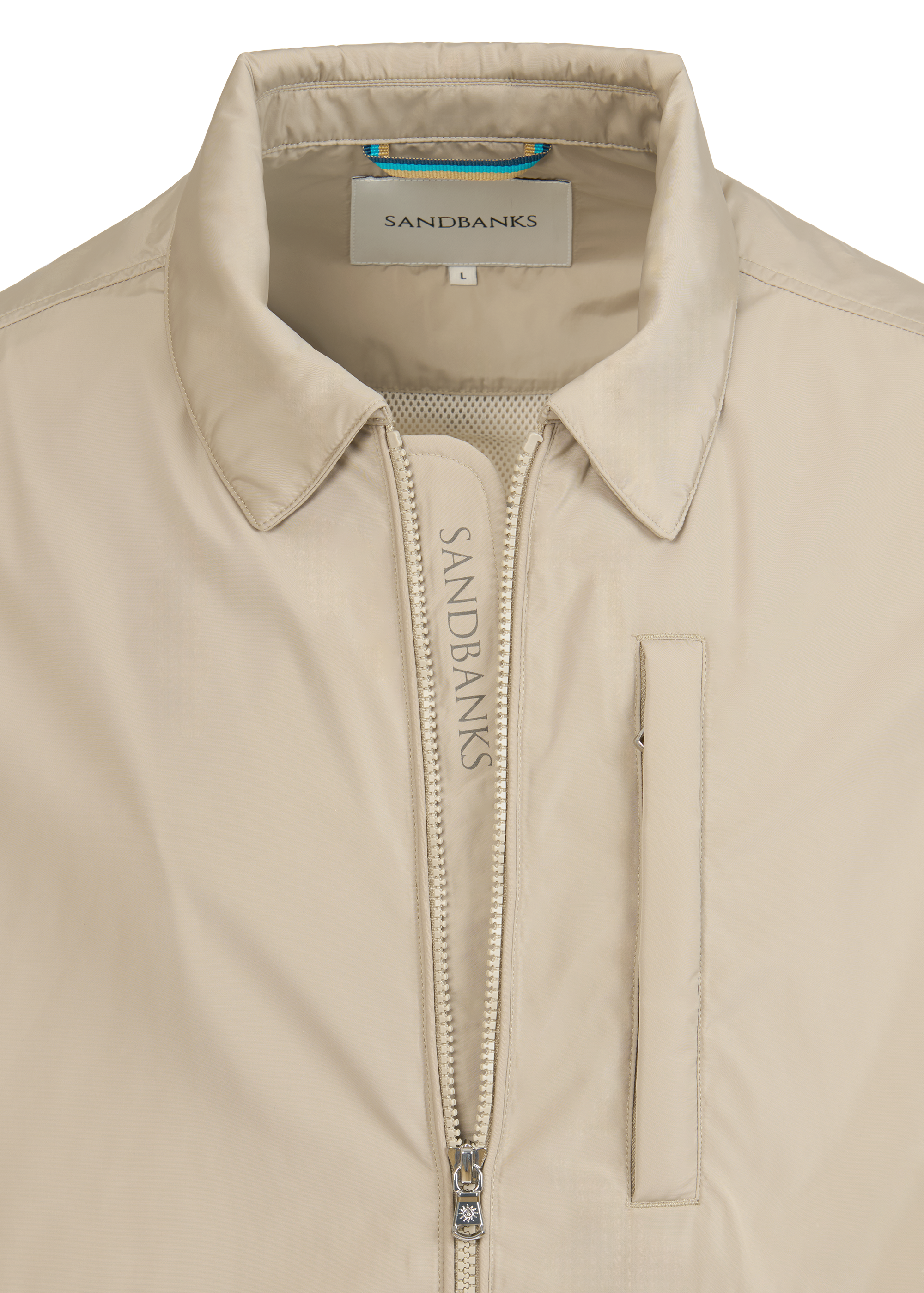 Sandbanks Utility Overshirt - Stone - Sandbanks