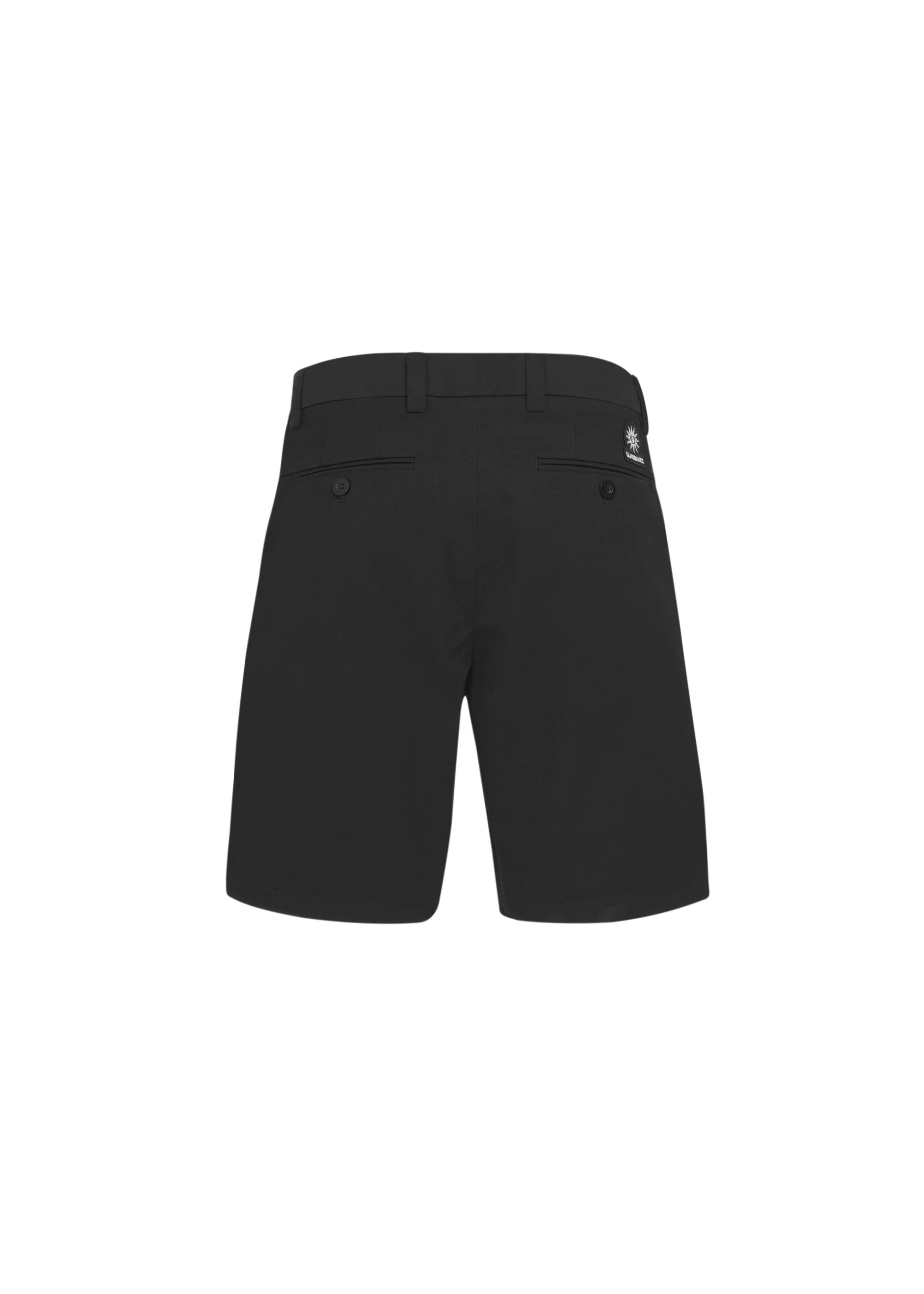 Sandbanks Badge Logo Chino Short - Black