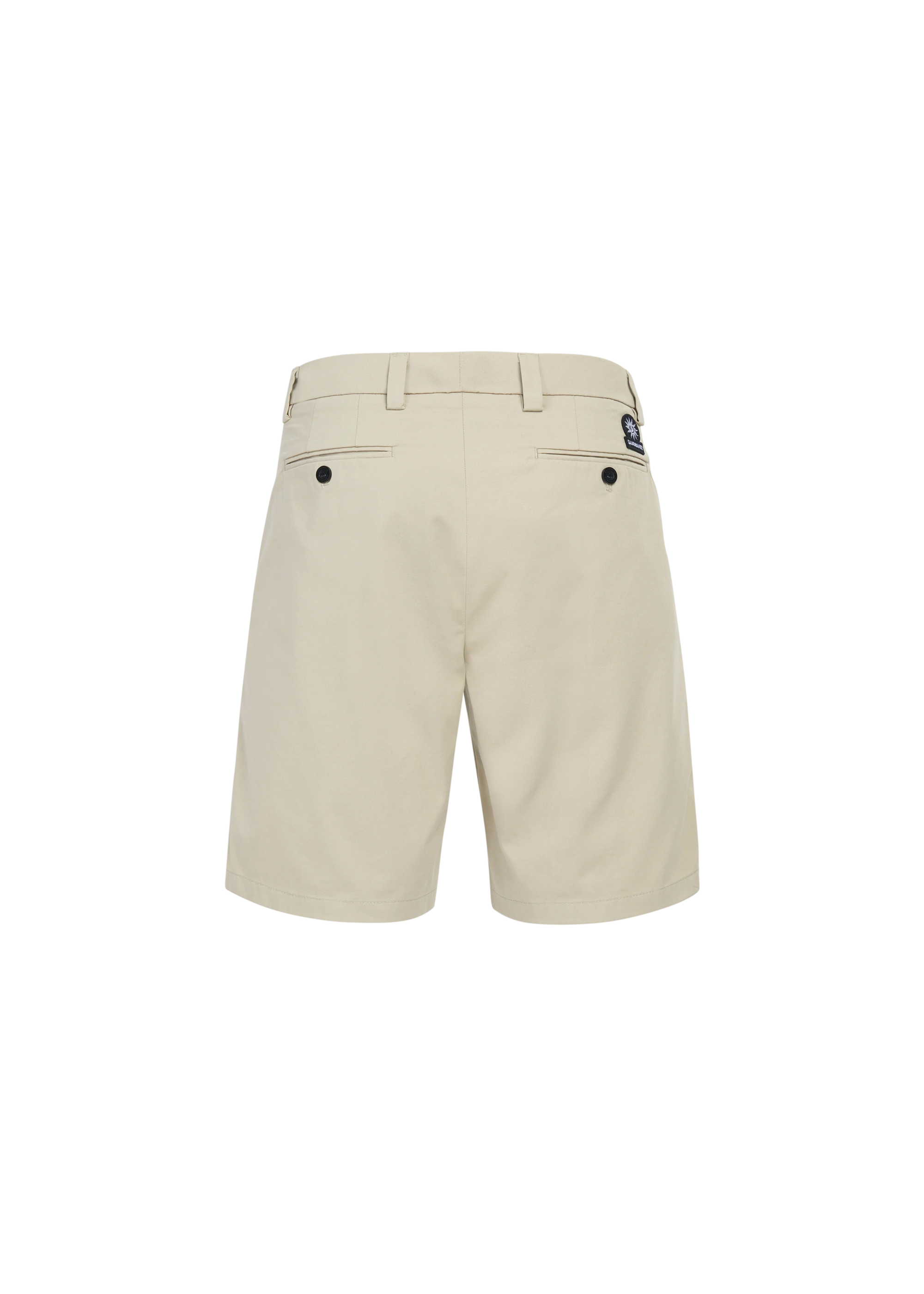 Sandbanks Badge Logo Chino Short - Stone
