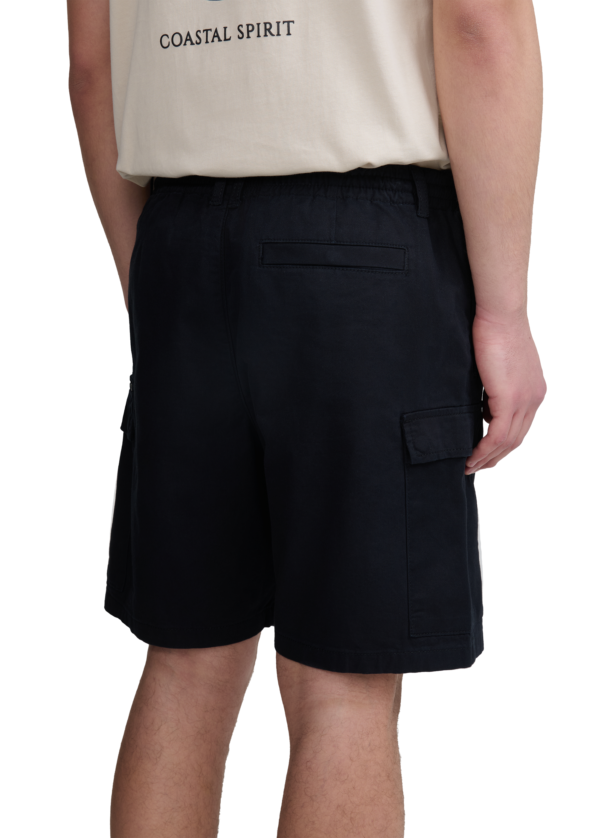 Sandbanks Cotton Cargo Short - Black