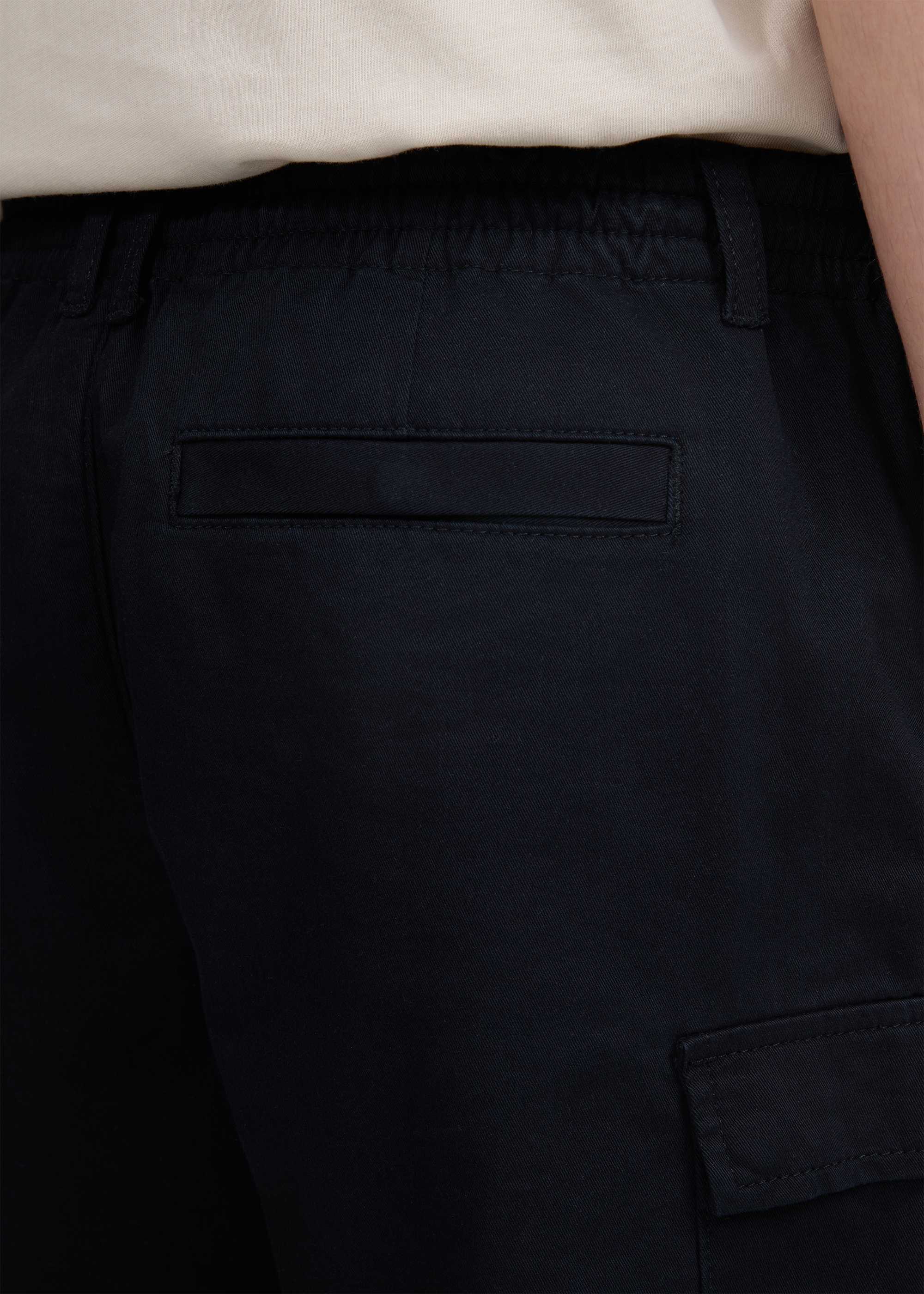Sandbanks Cotton Cargo Short - Black