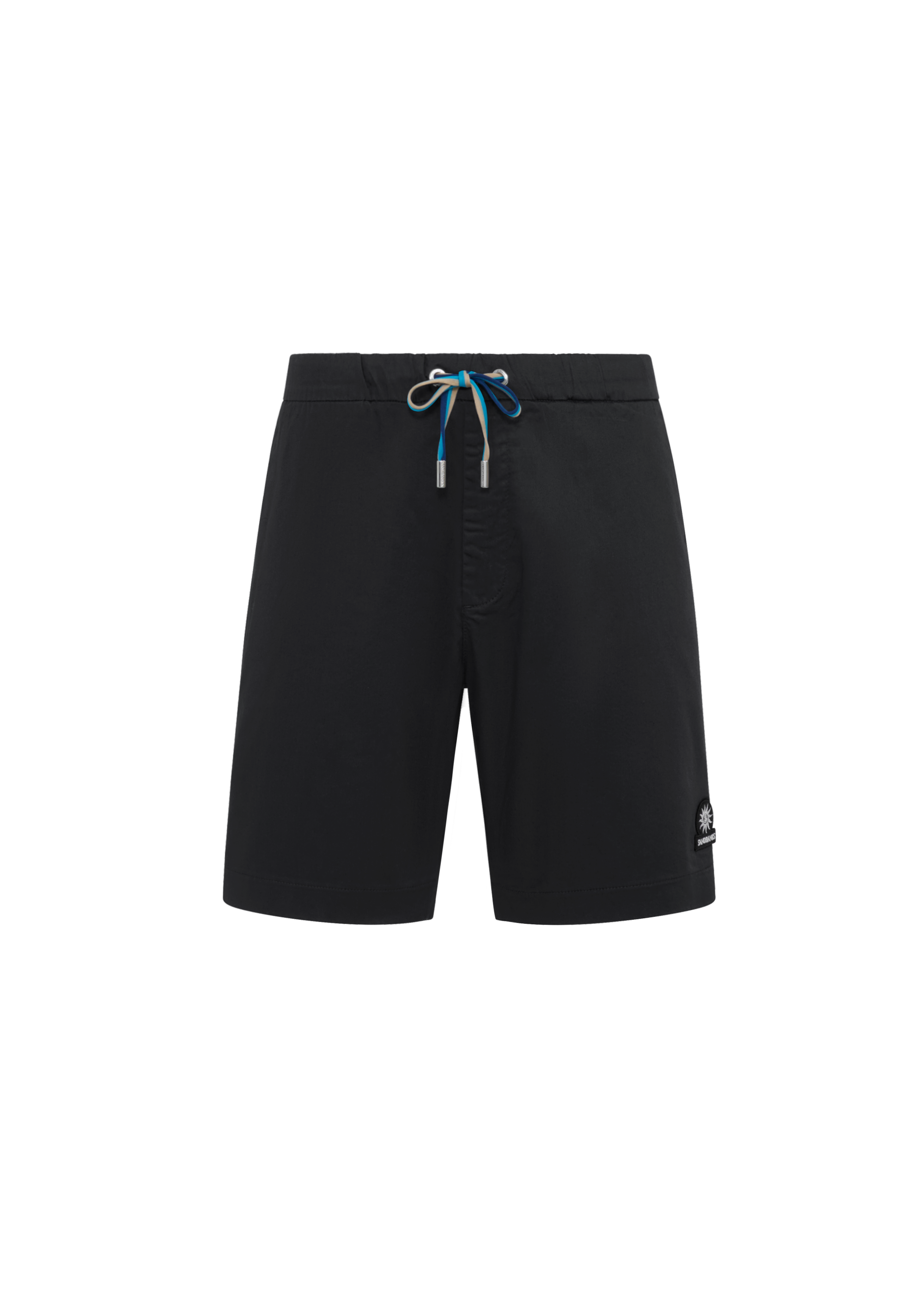 Relaxed Fit Cotton Short - Black
