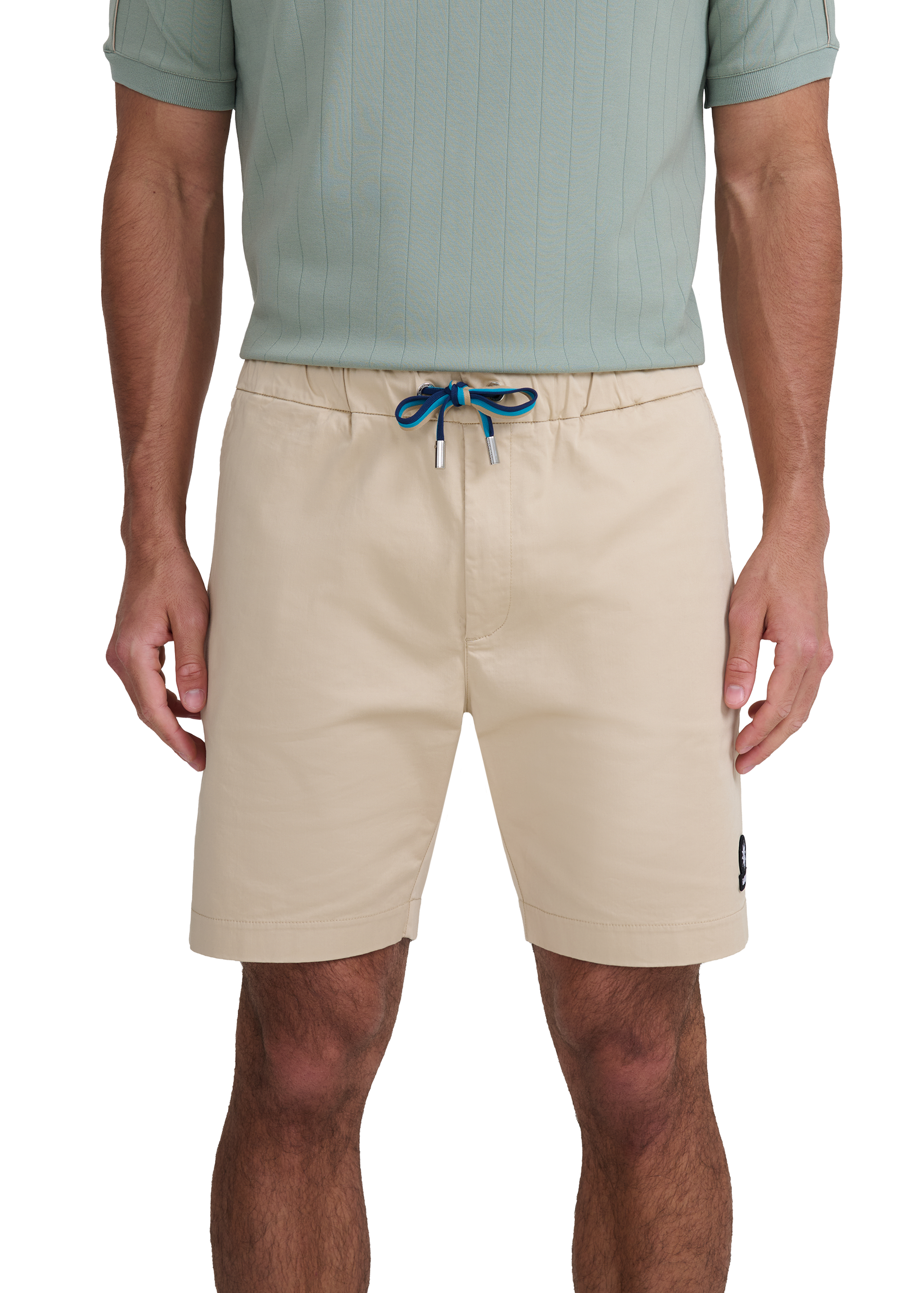 Relaxed Fit Cotton Short - Stone