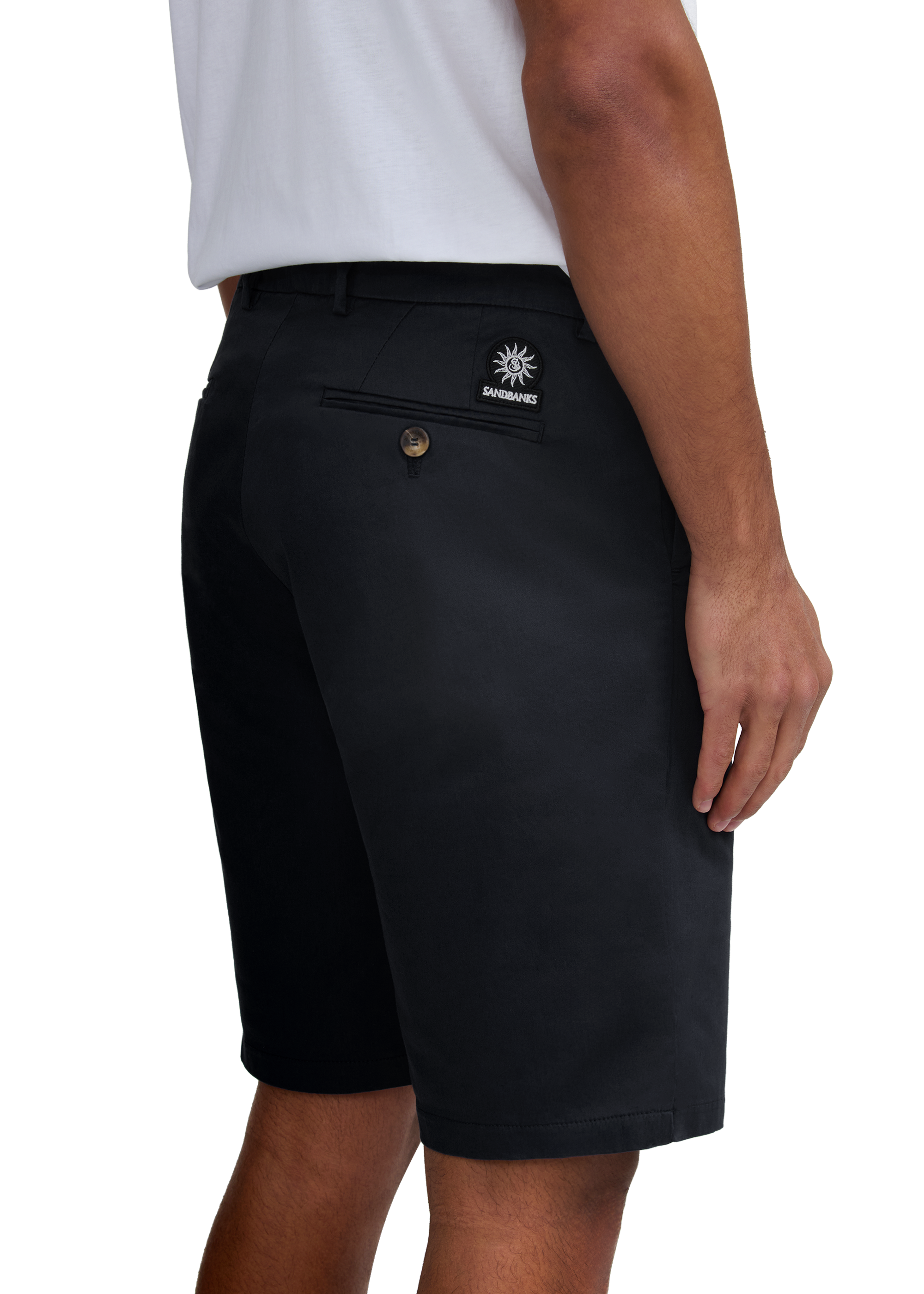 Cotton Chino Short - Black