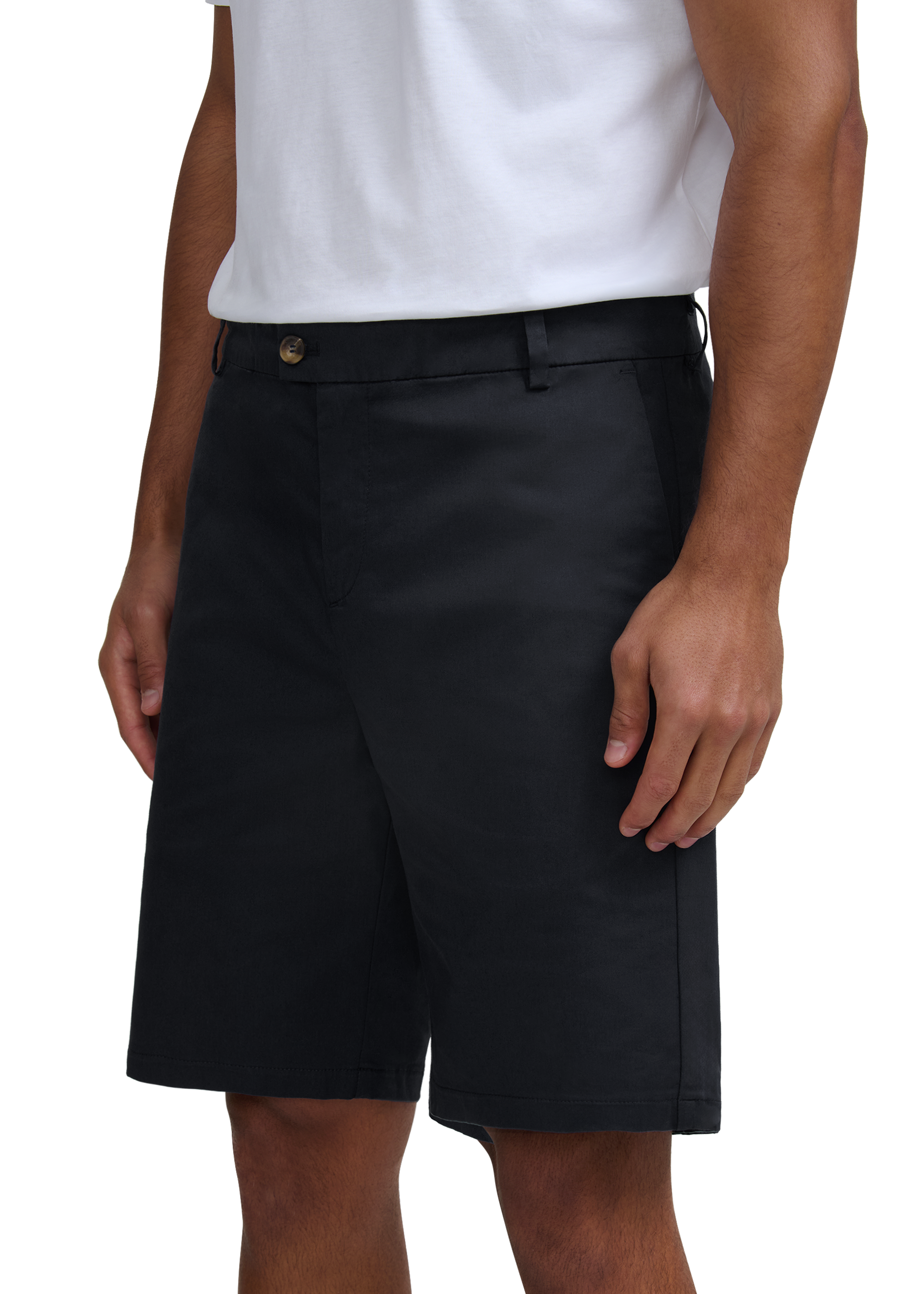 Cotton Chino Short - Black