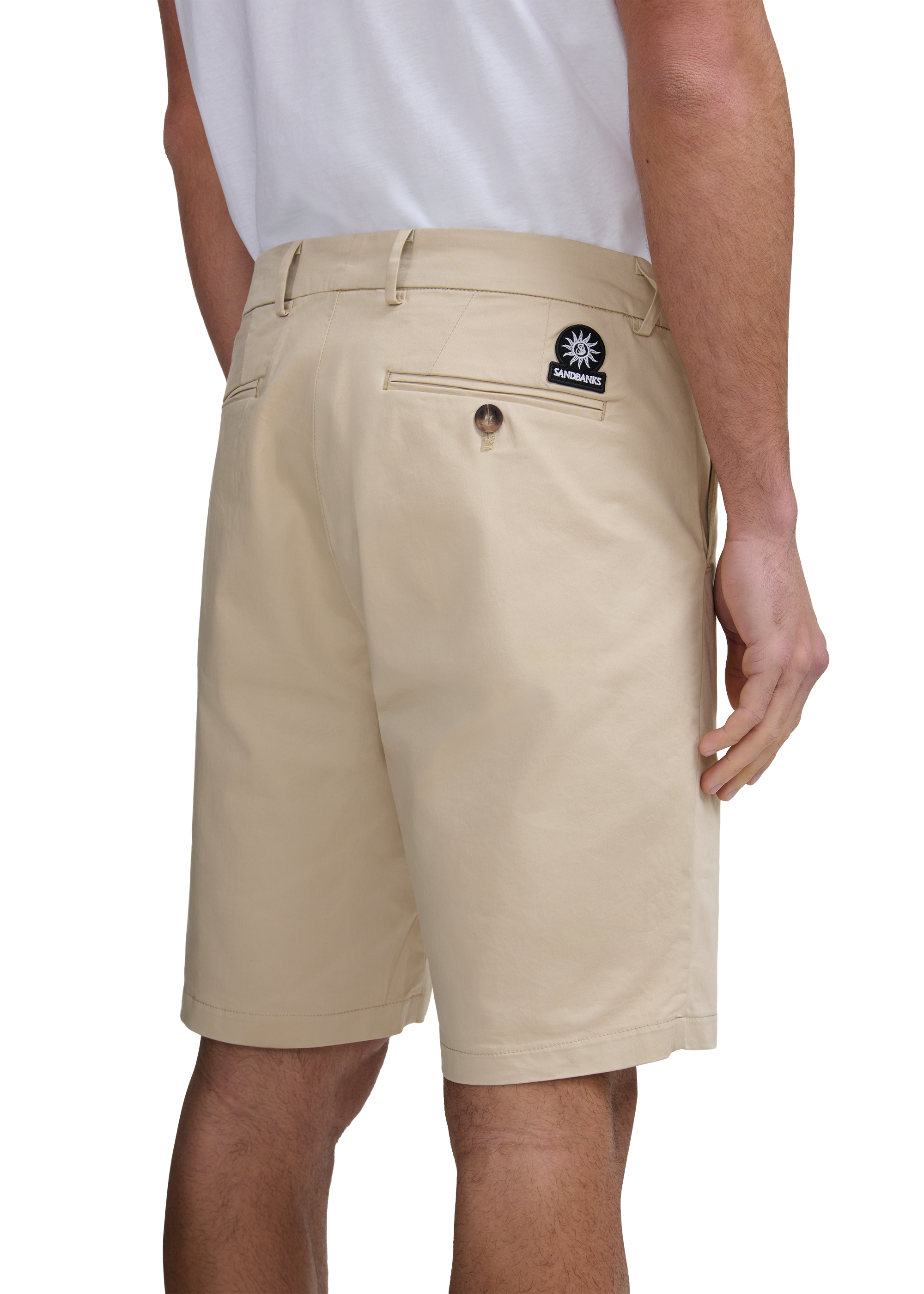 Cotton Chino Short - Stone