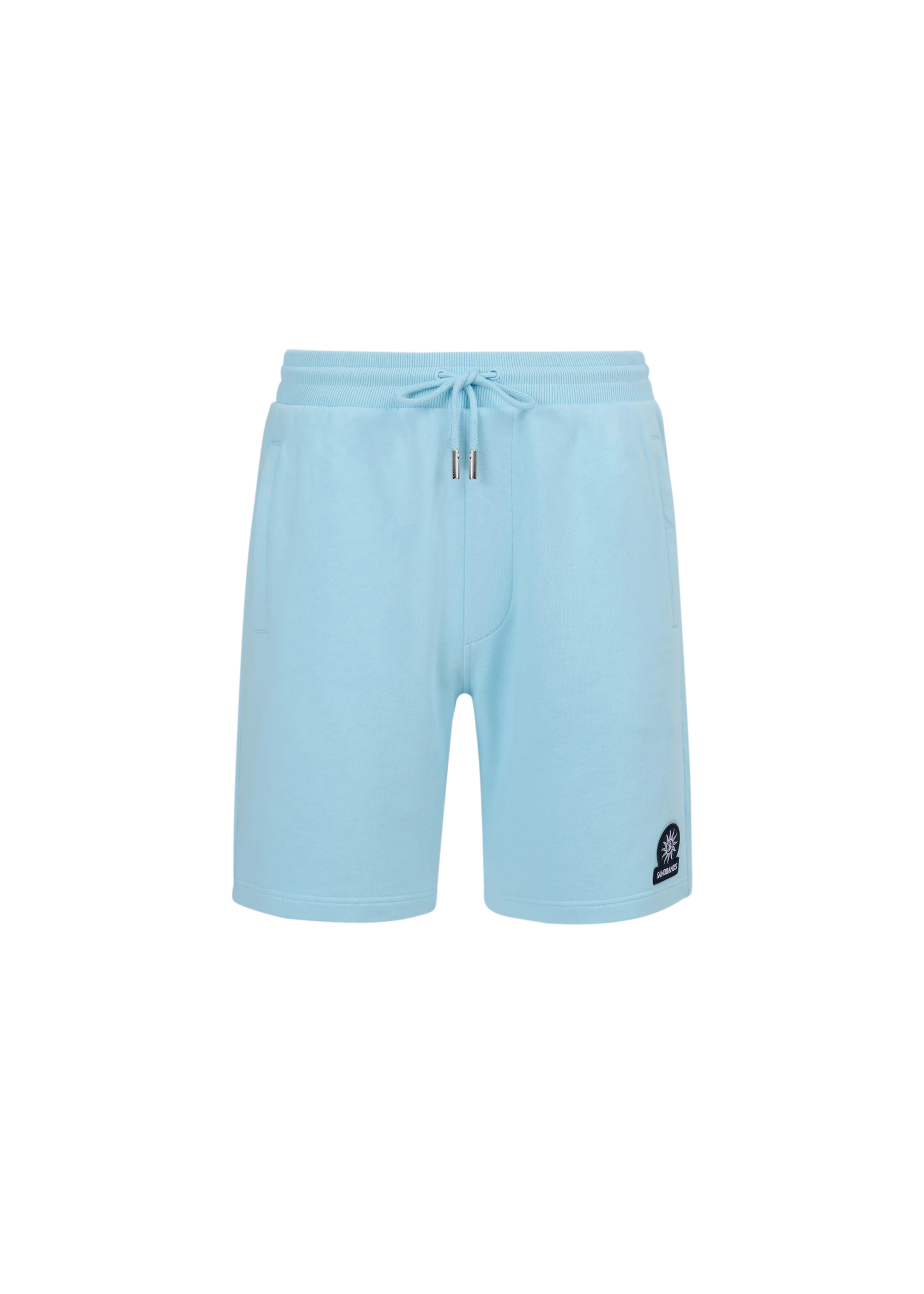 Sandbanks Badge Logo Sweat Short - Crystal Blue