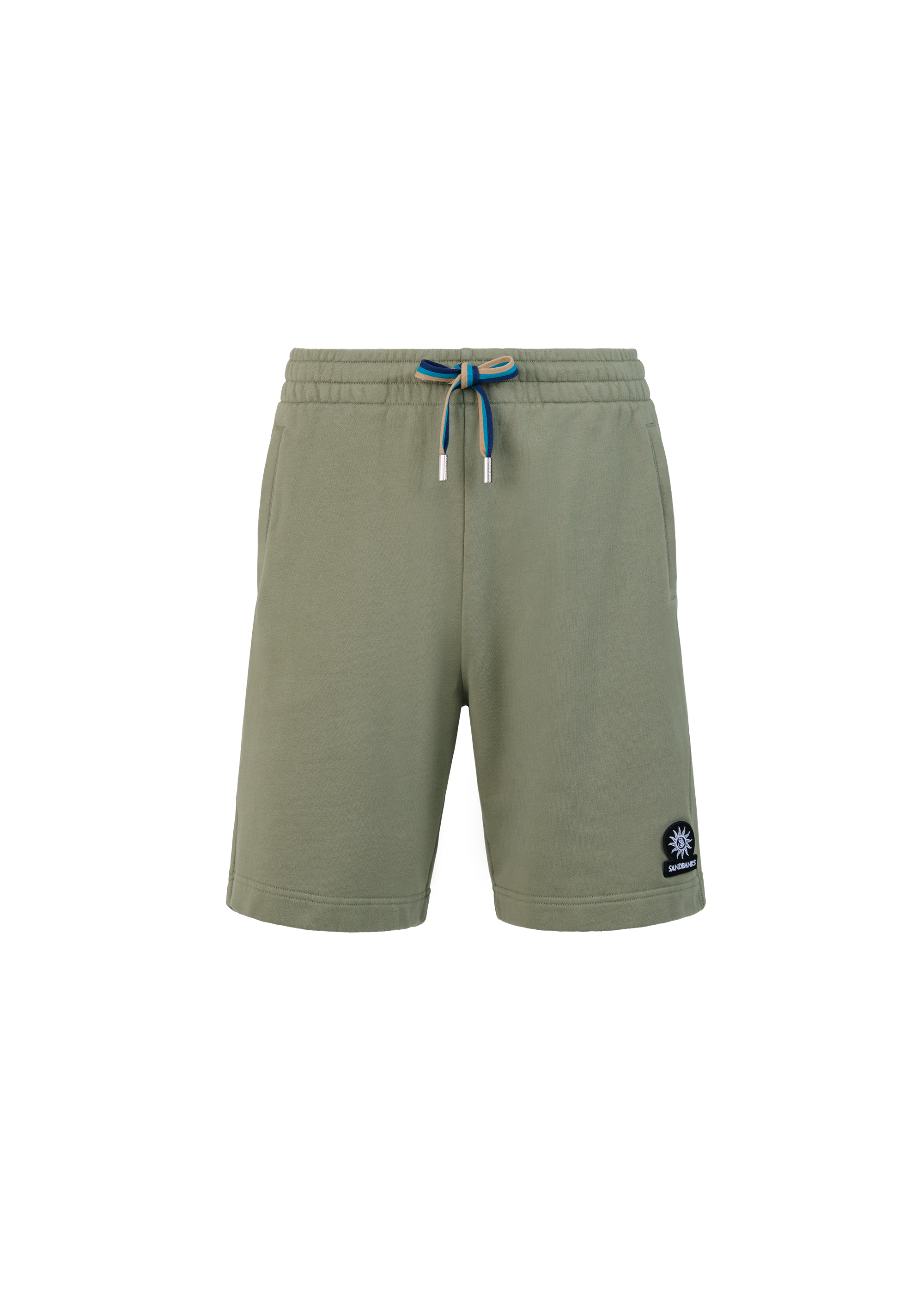 Sandbanks Badge Logo Shorts - Army