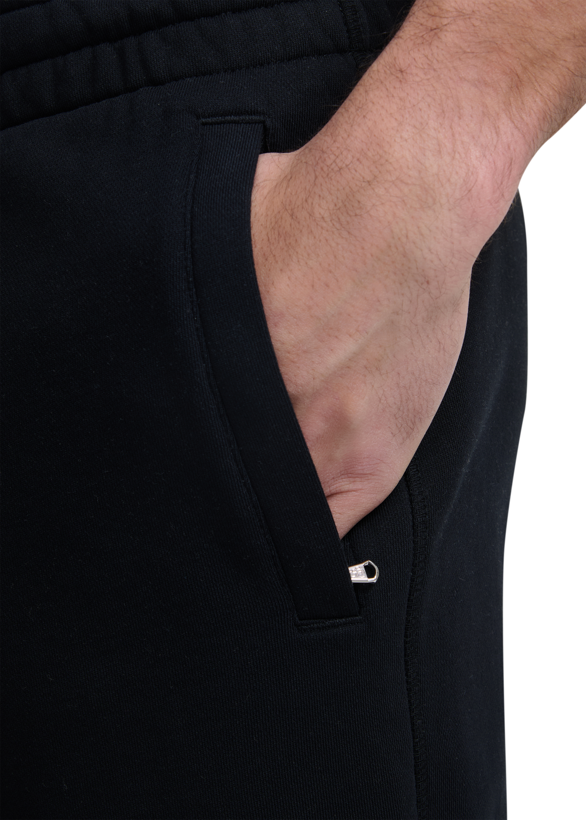 Sandbanks Badge Logo Shorts - Black