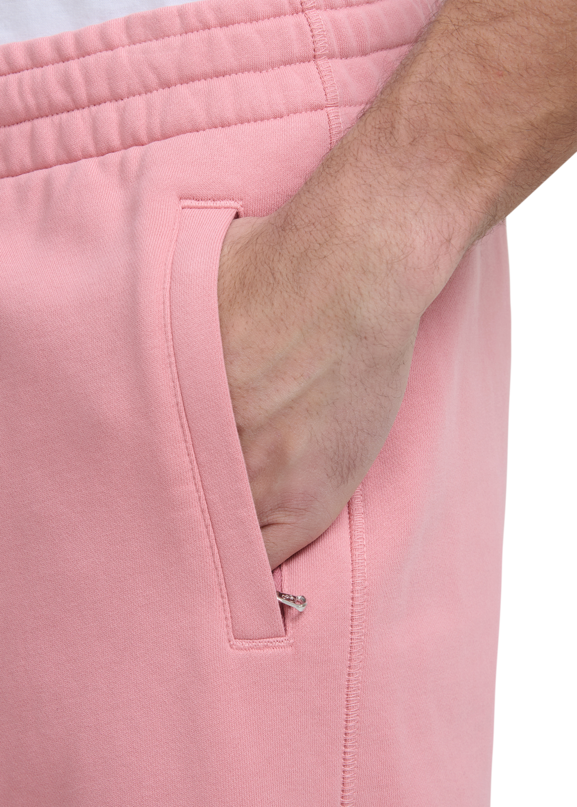 Sandbanks Badge Logo Shorts - Dusty Pink