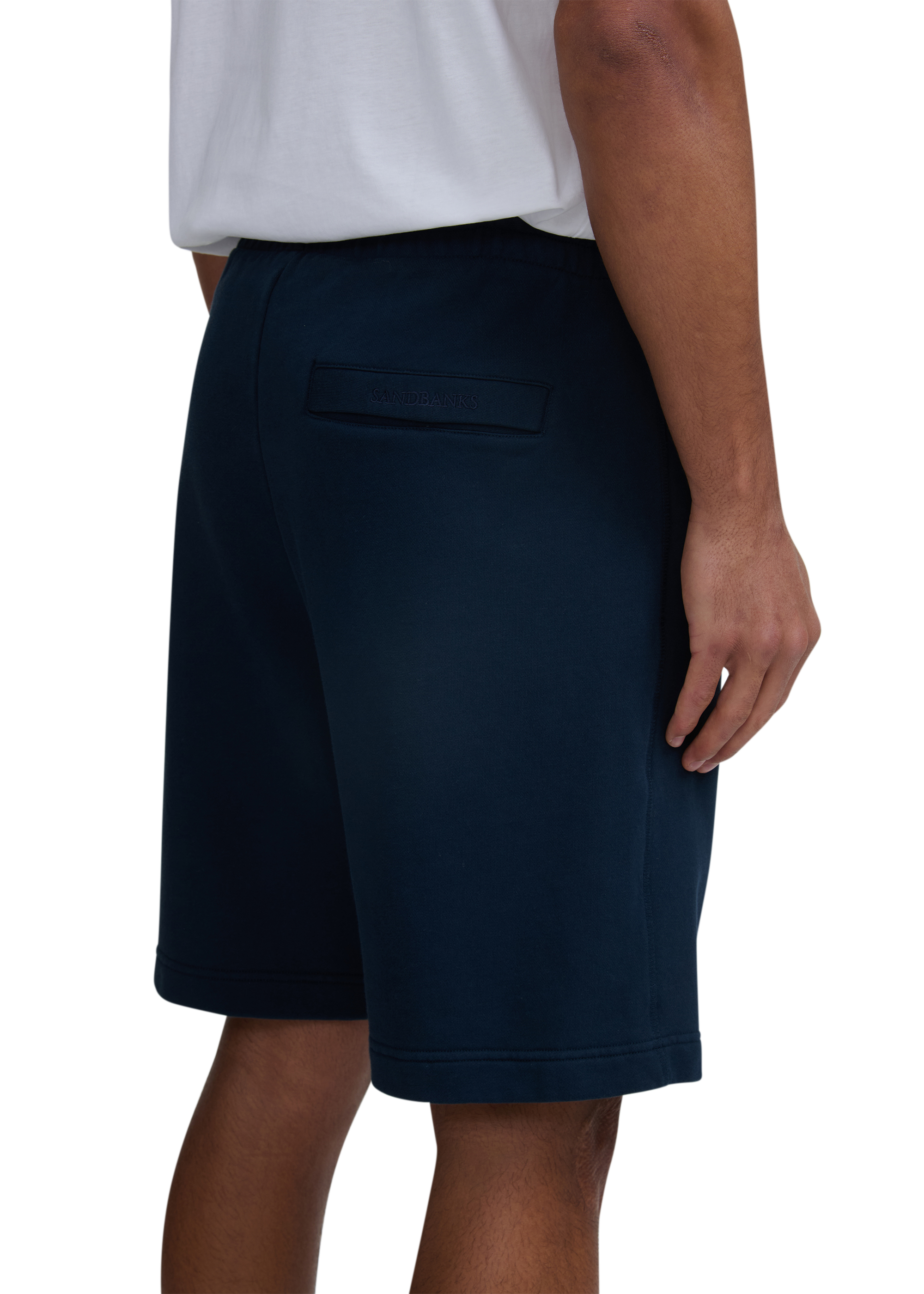 Sandbanks Badge Logo Shorts - Navy
