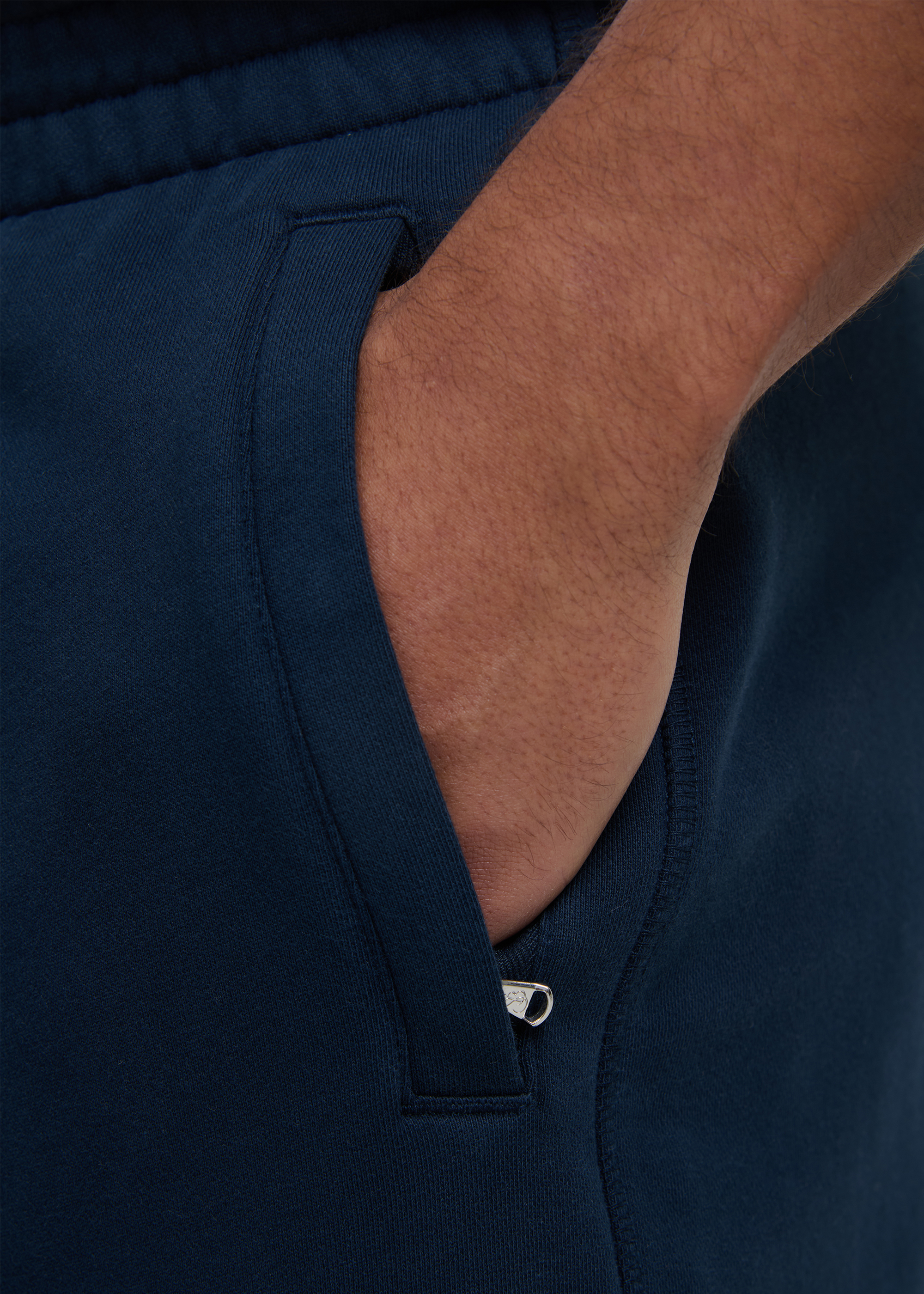 Sandbanks Badge Logo Shorts - Navy