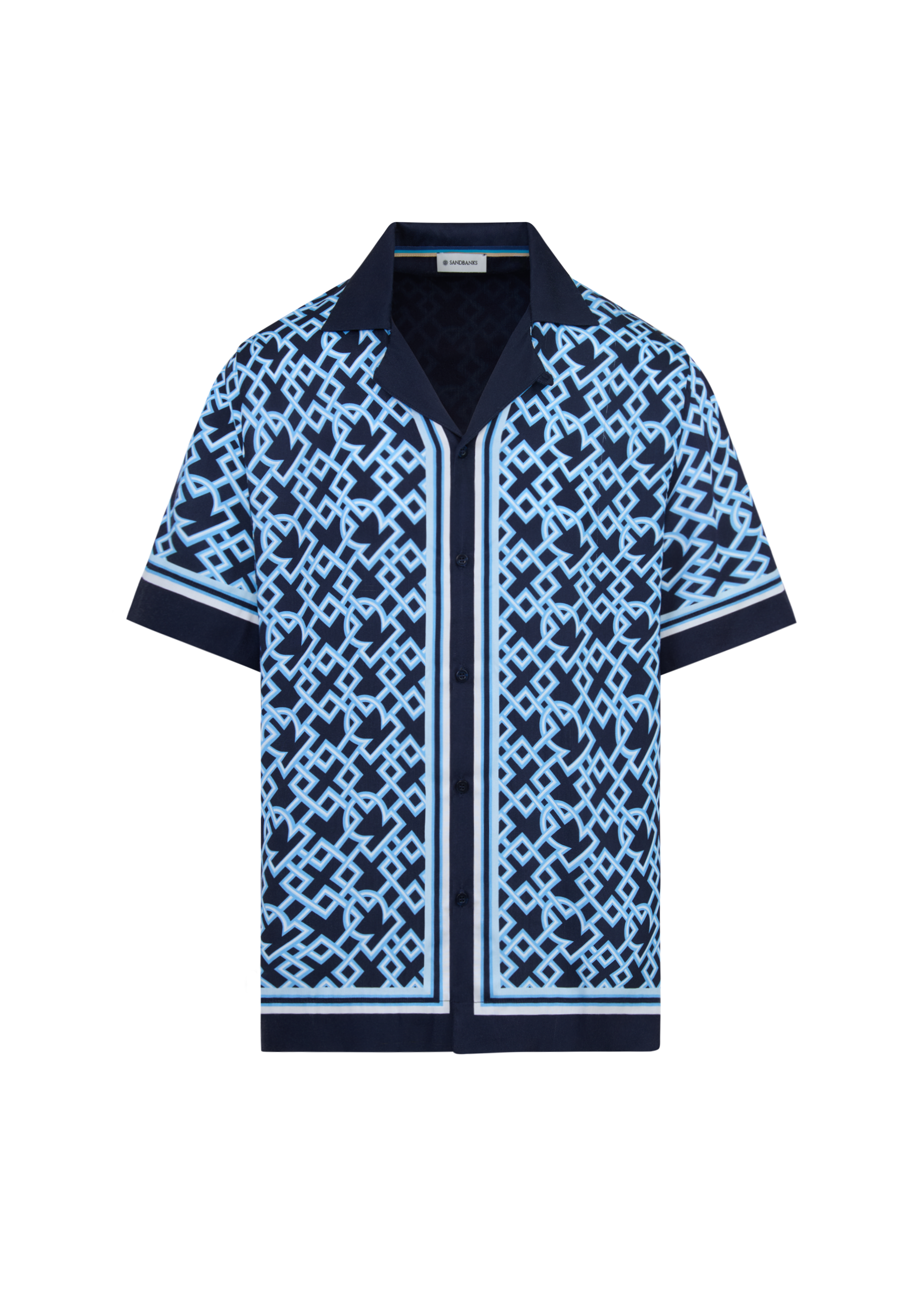Mosaic Resort Shirt - Navy