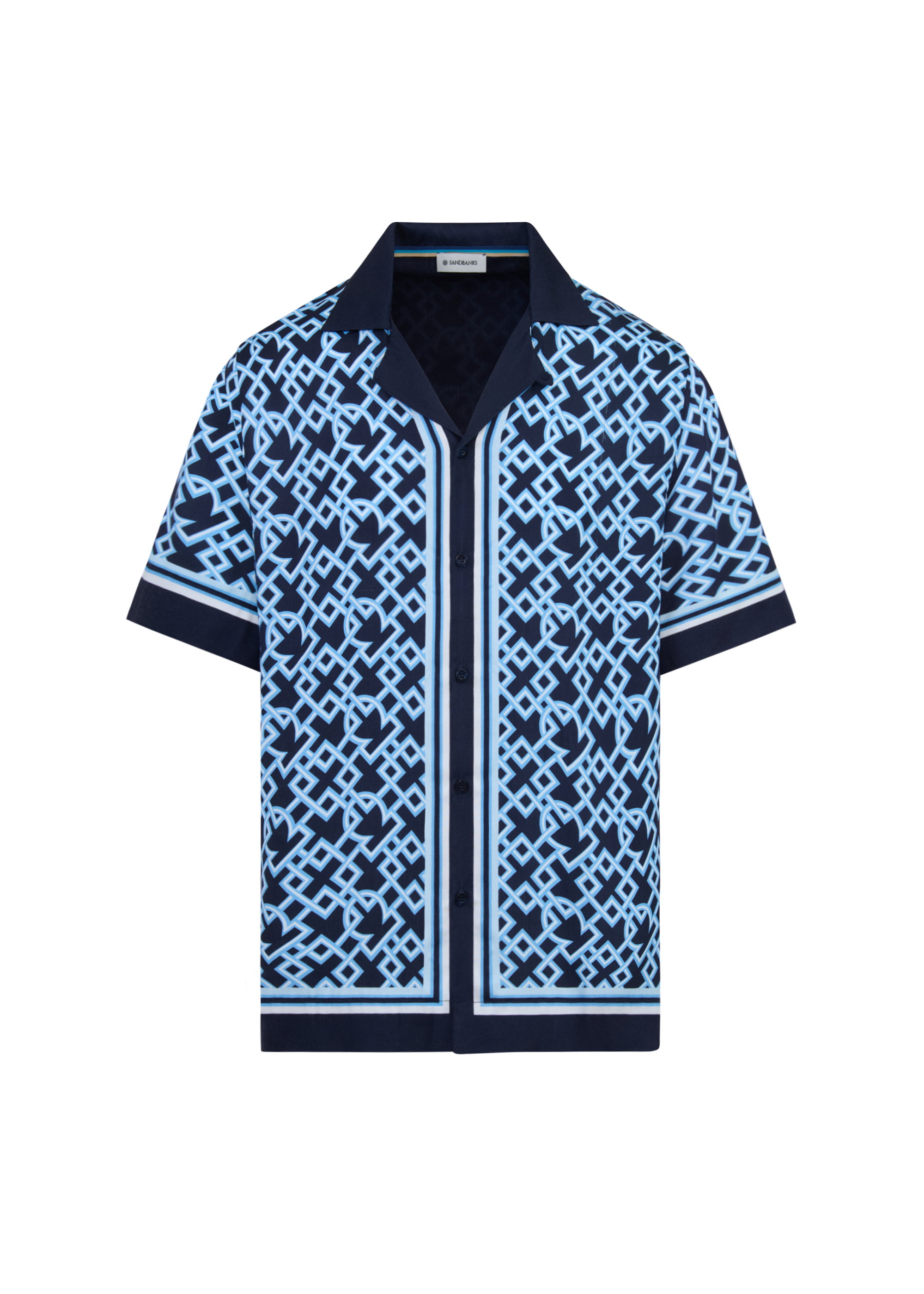 Mosaic Resort Shirt - Navy