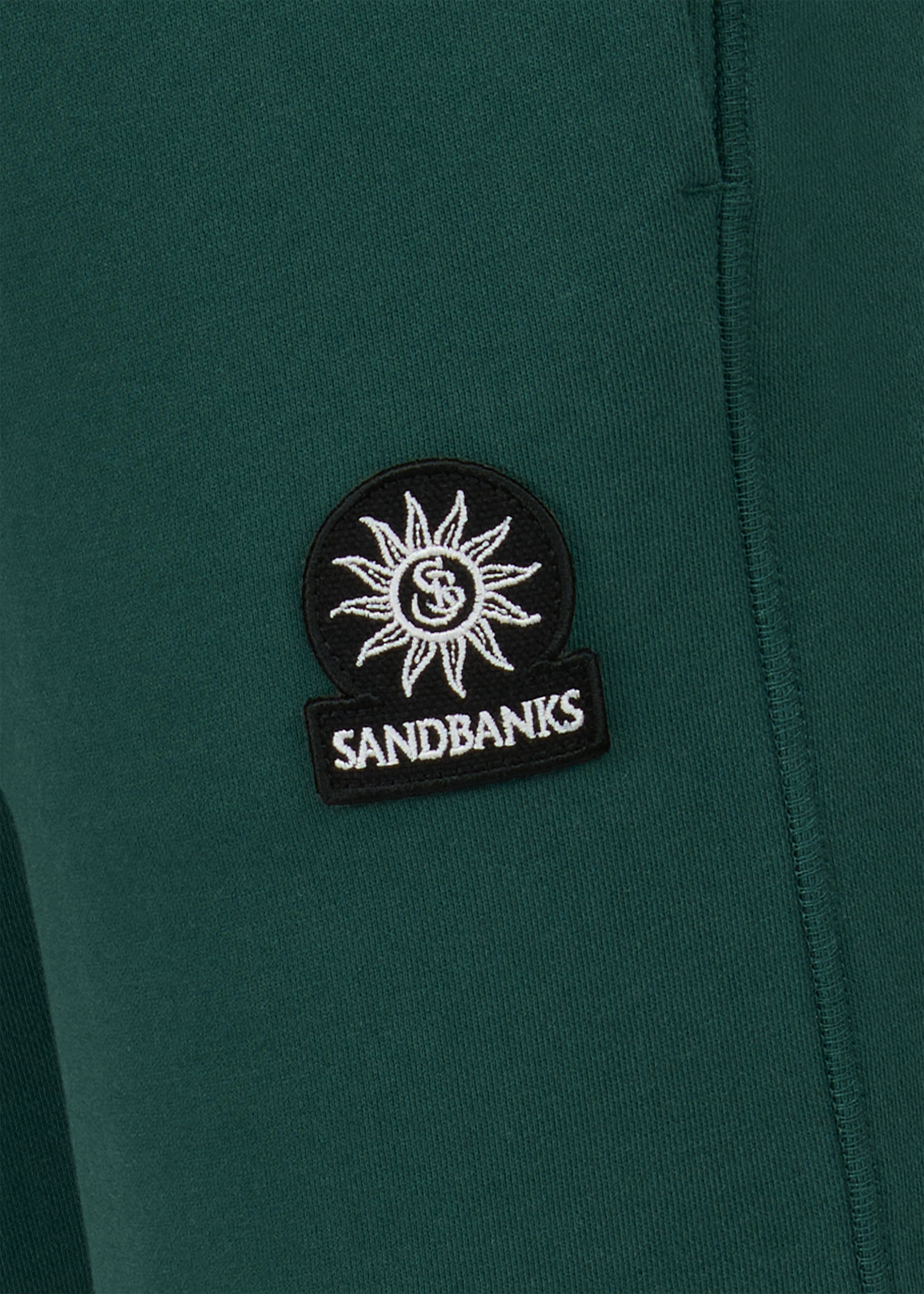Sandbanks Elasticated Cuff Sweat Pants - Emerald Green