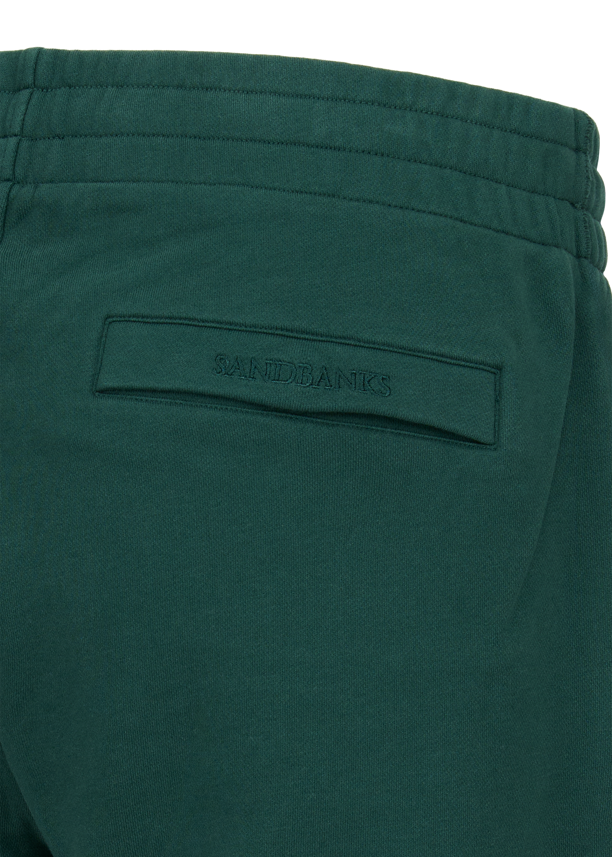 Sandbanks Elasticated Cuff Sweat Pants - Emerald Green