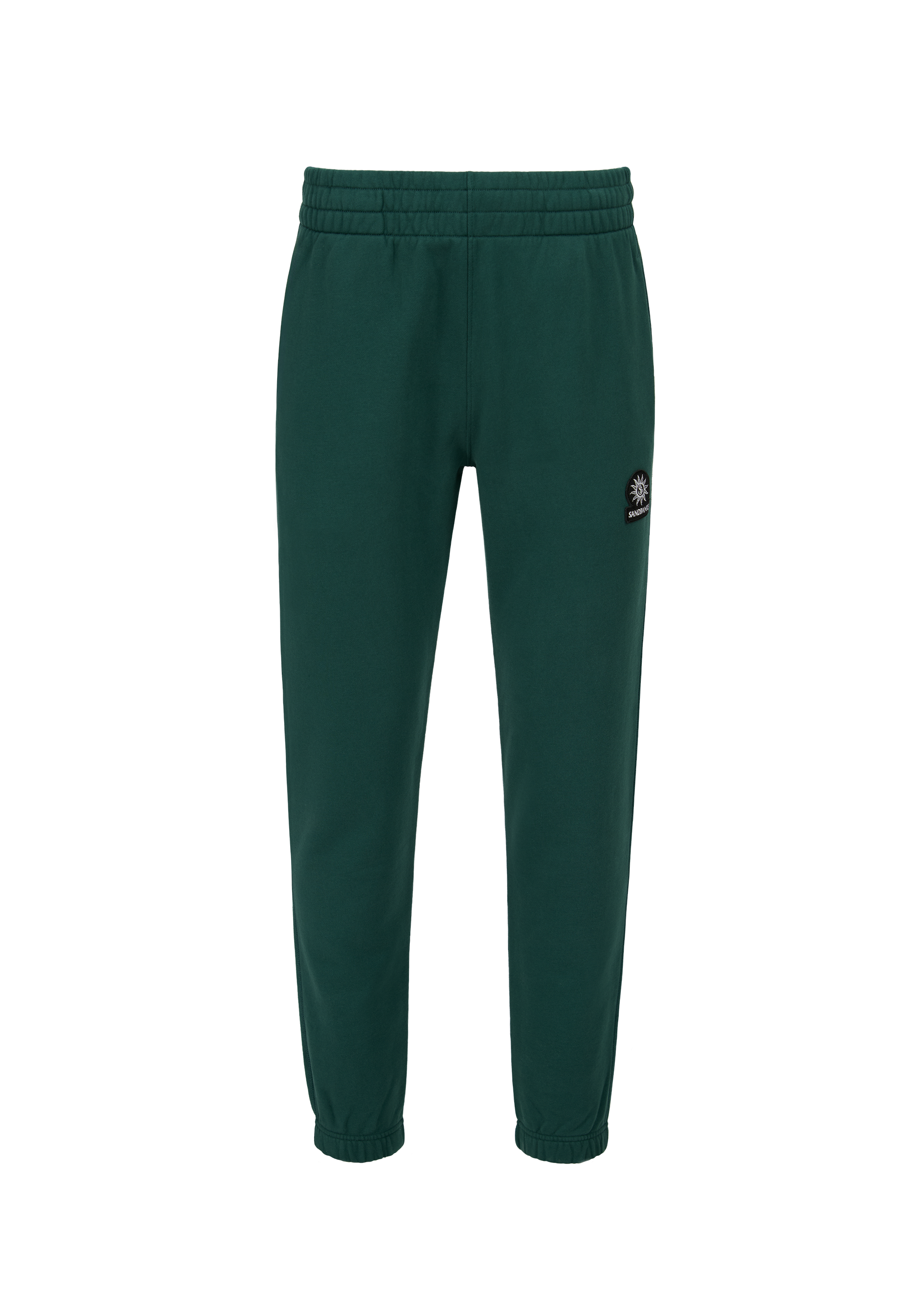 Sandbanks Elasticated Cuff Sweat Pants - Emerald Green