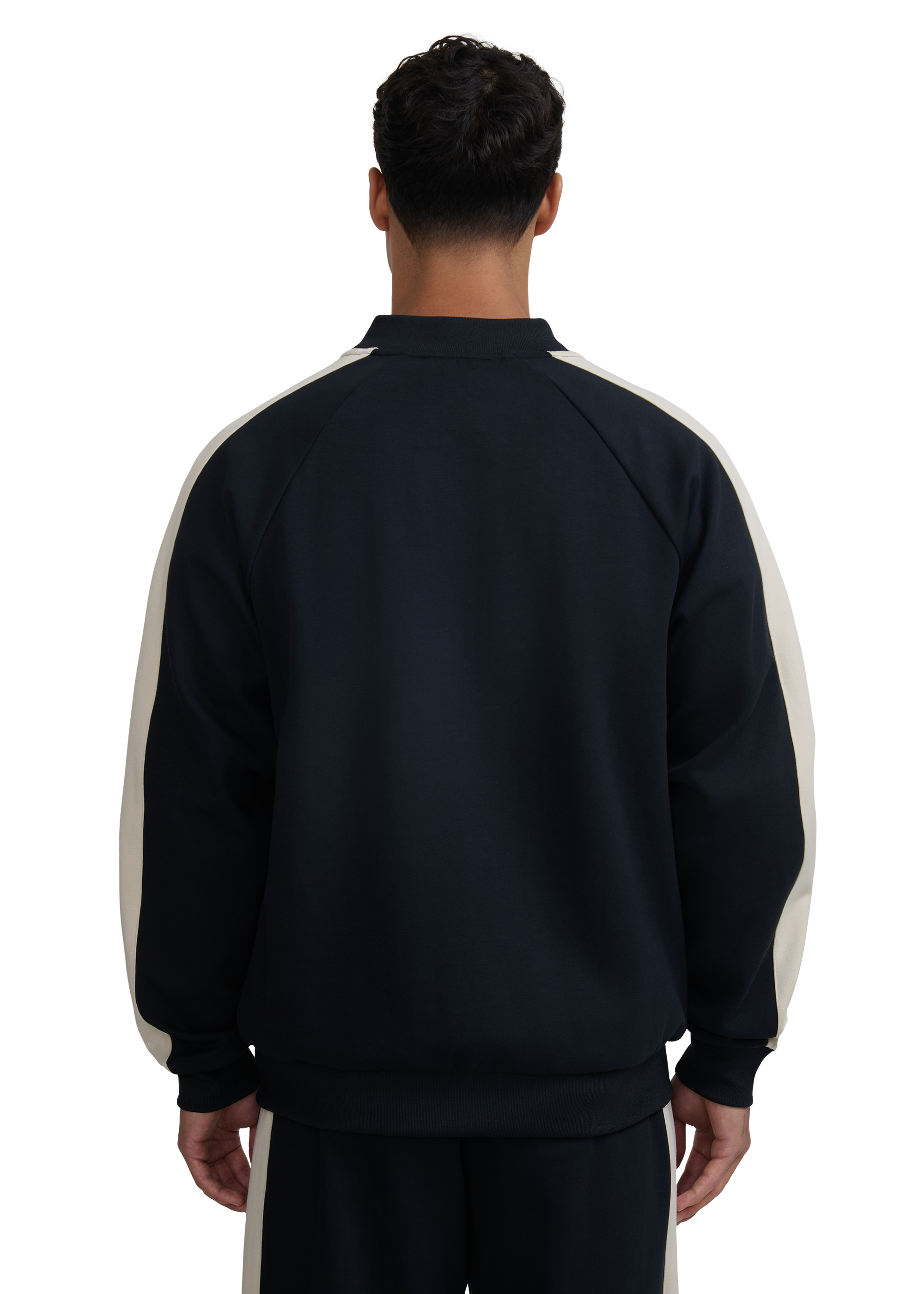 Interlock Panel Track Top - Black