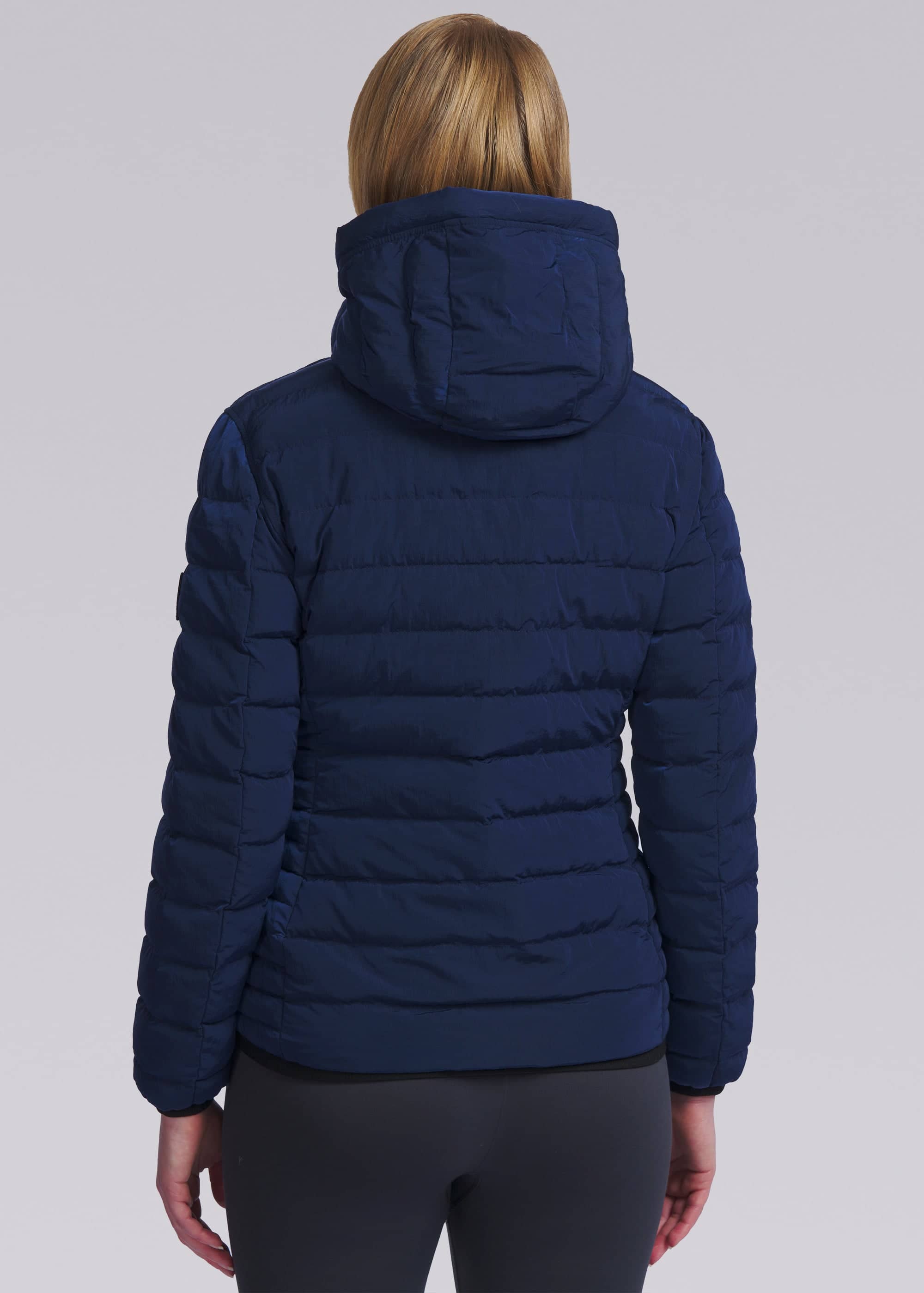 Sandbanks Women's Carbon Collection C6 ECONYL® Micro Puffer - Navy - Sandbanks