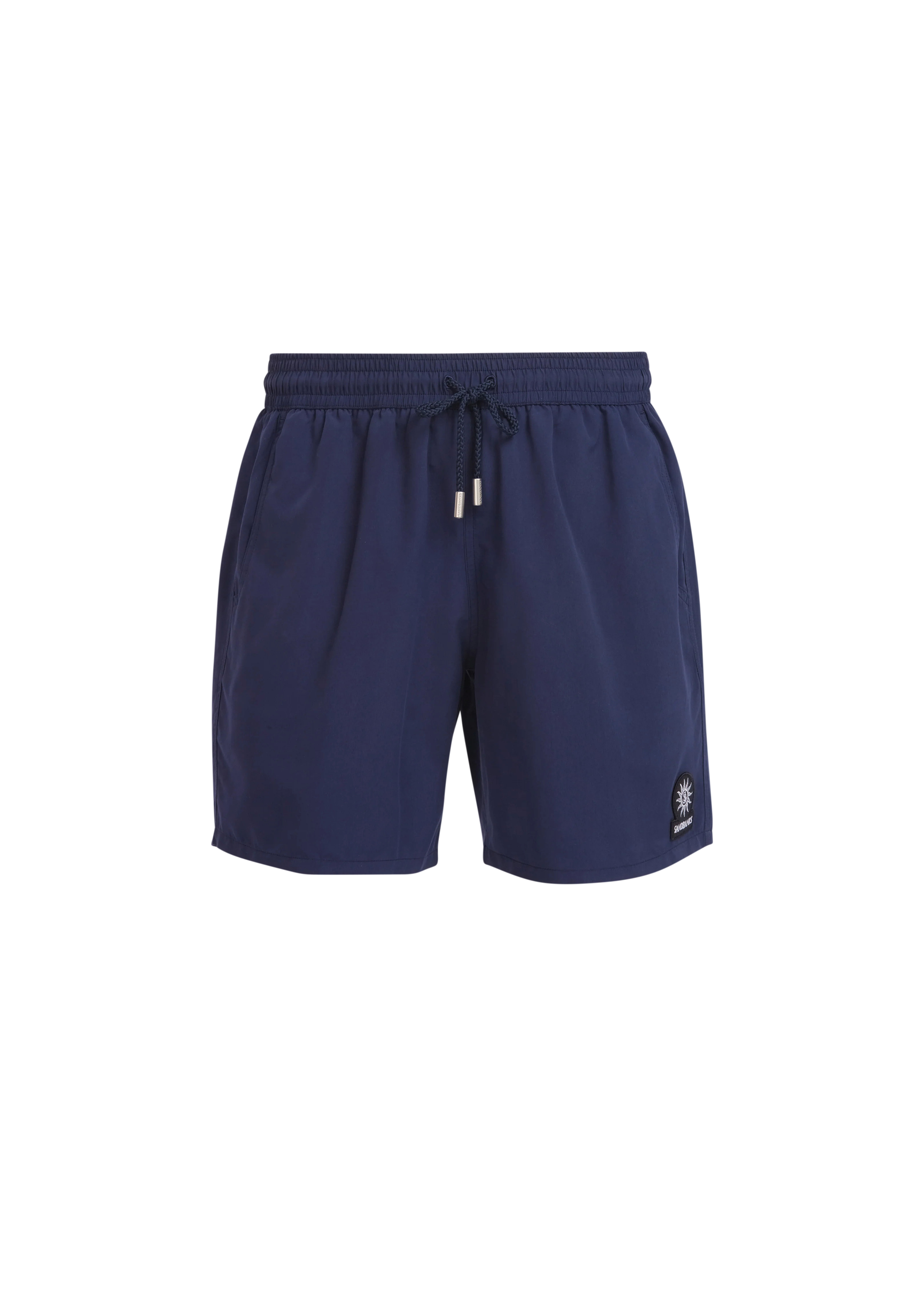 Sandbanks Badge Logo Swim Shorts - Navy