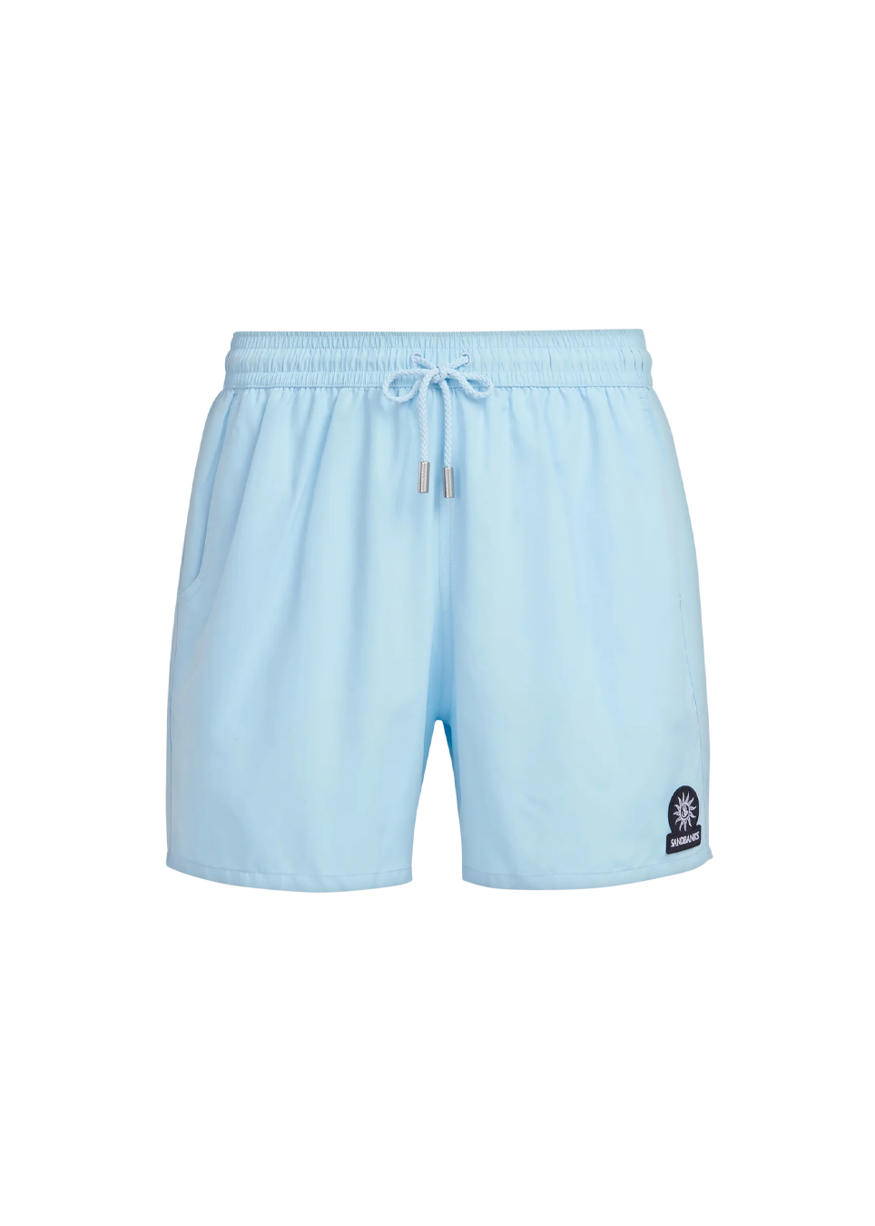 Sandbanks Badge Logo Swim Shorts - Crystal Blue