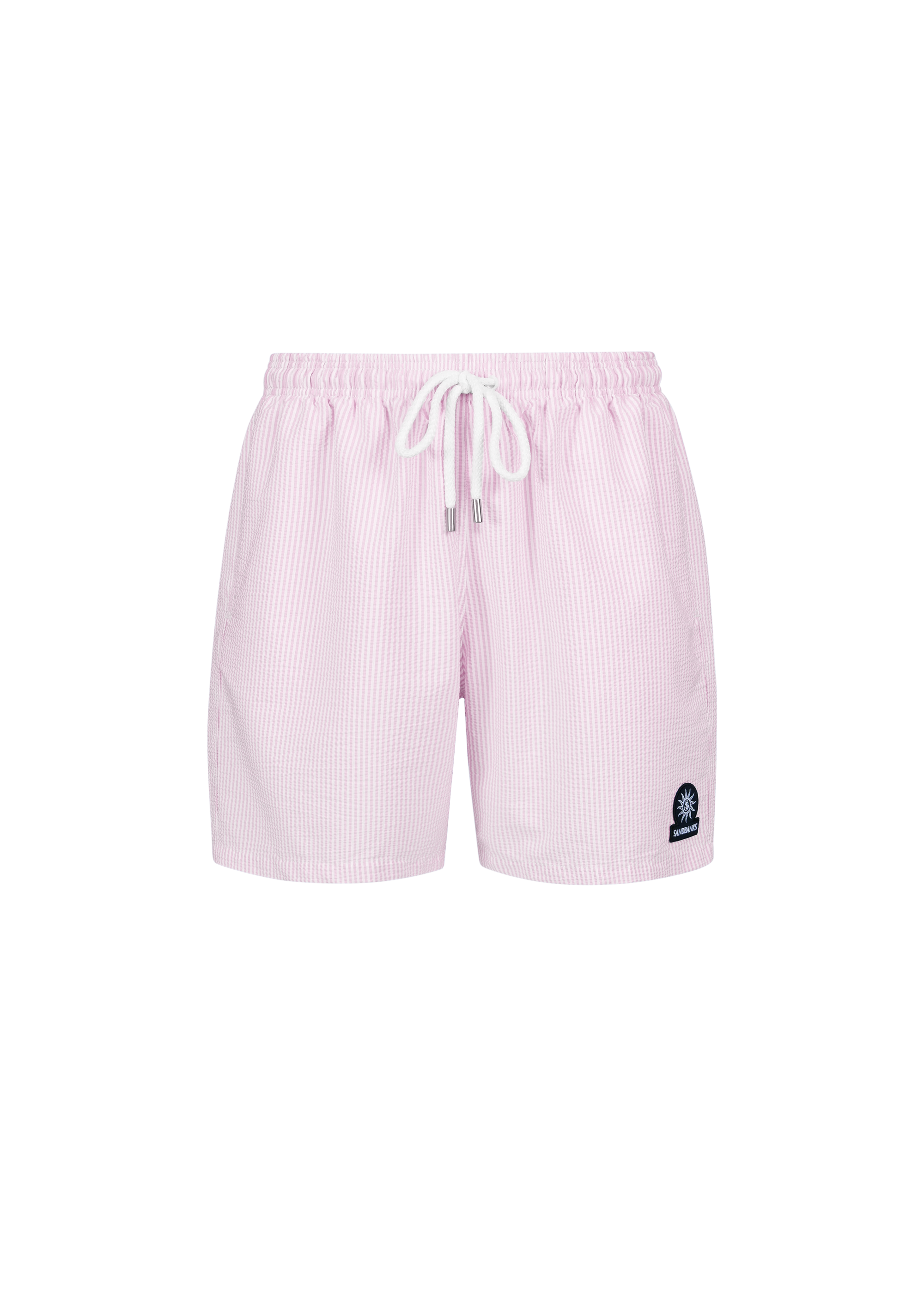 Seersucker Swim Short - Pink