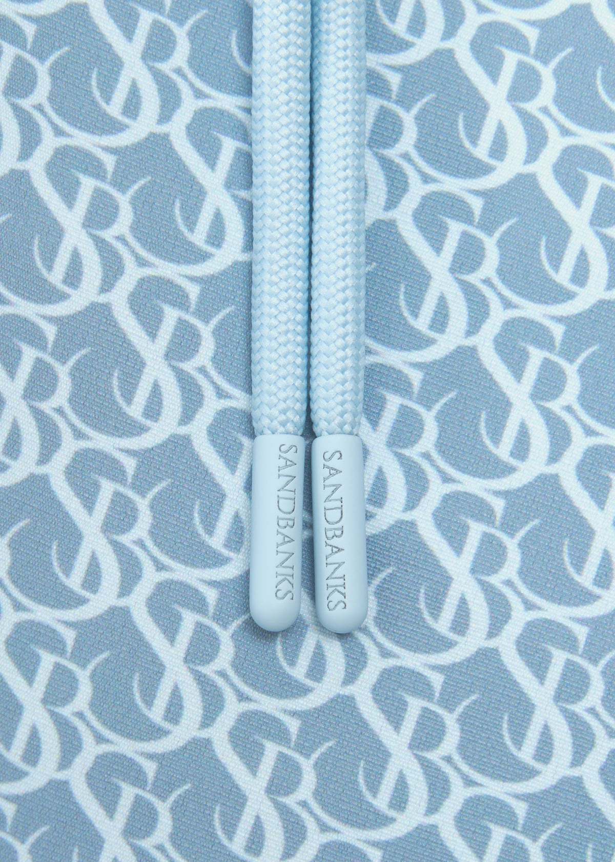 Sandbanks Monogram Swim Shorts - Crystal Blue