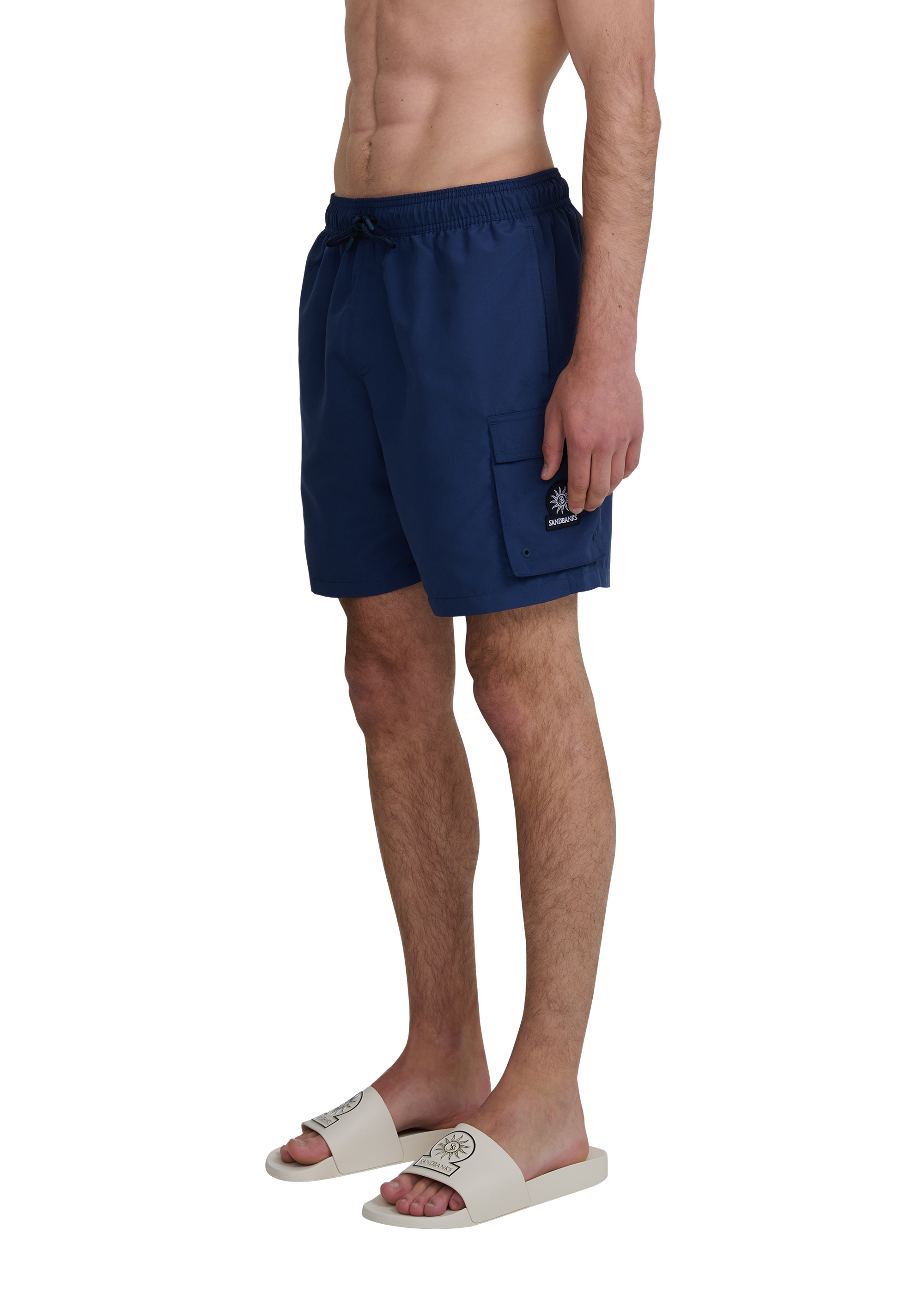 Cargo Pocket Swim Short - Navy