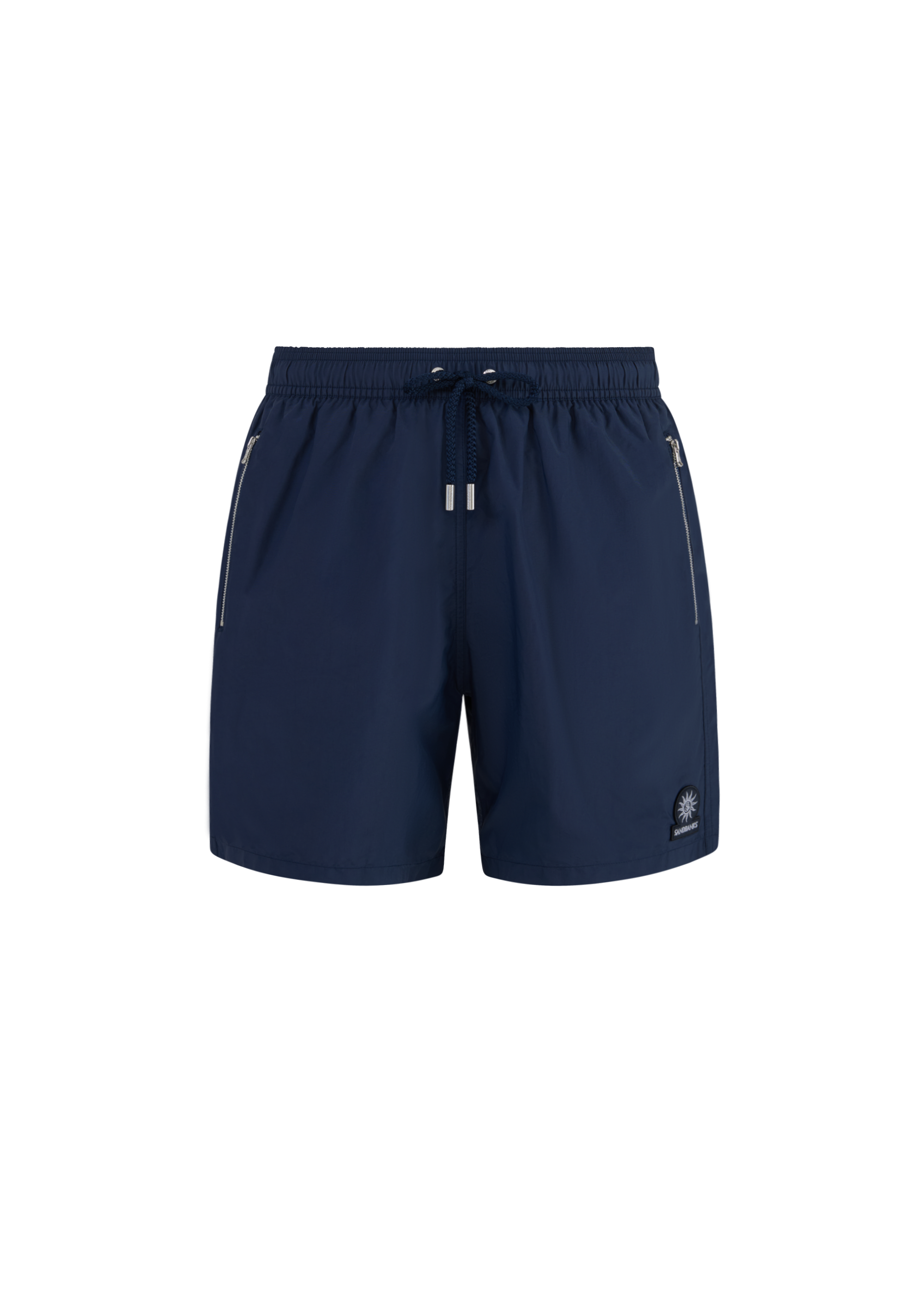 Nylon Zip Swim Short - Navy
