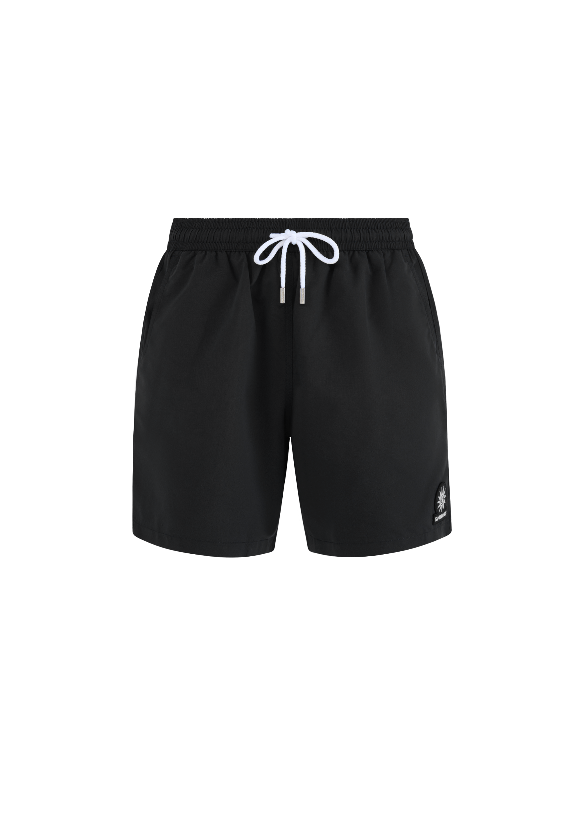 Classic Badge Logo Swim Shorts - Black
