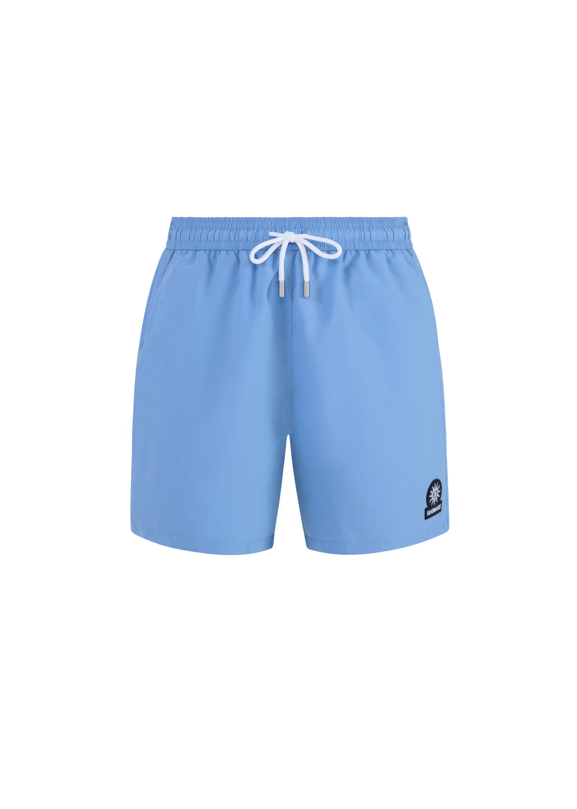 Classic Badge Logo Swim Shorts - Dusty Blue