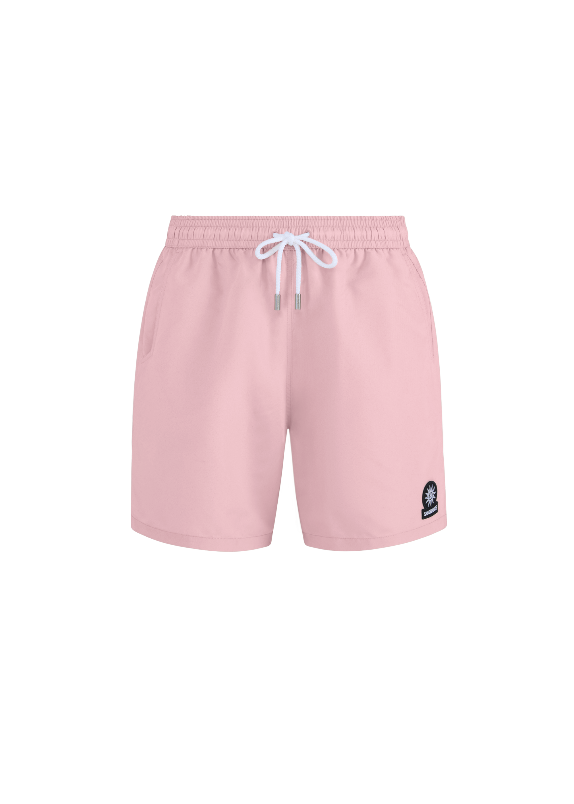 Classic Badge Logo Swim Shorts - Dusty Pink