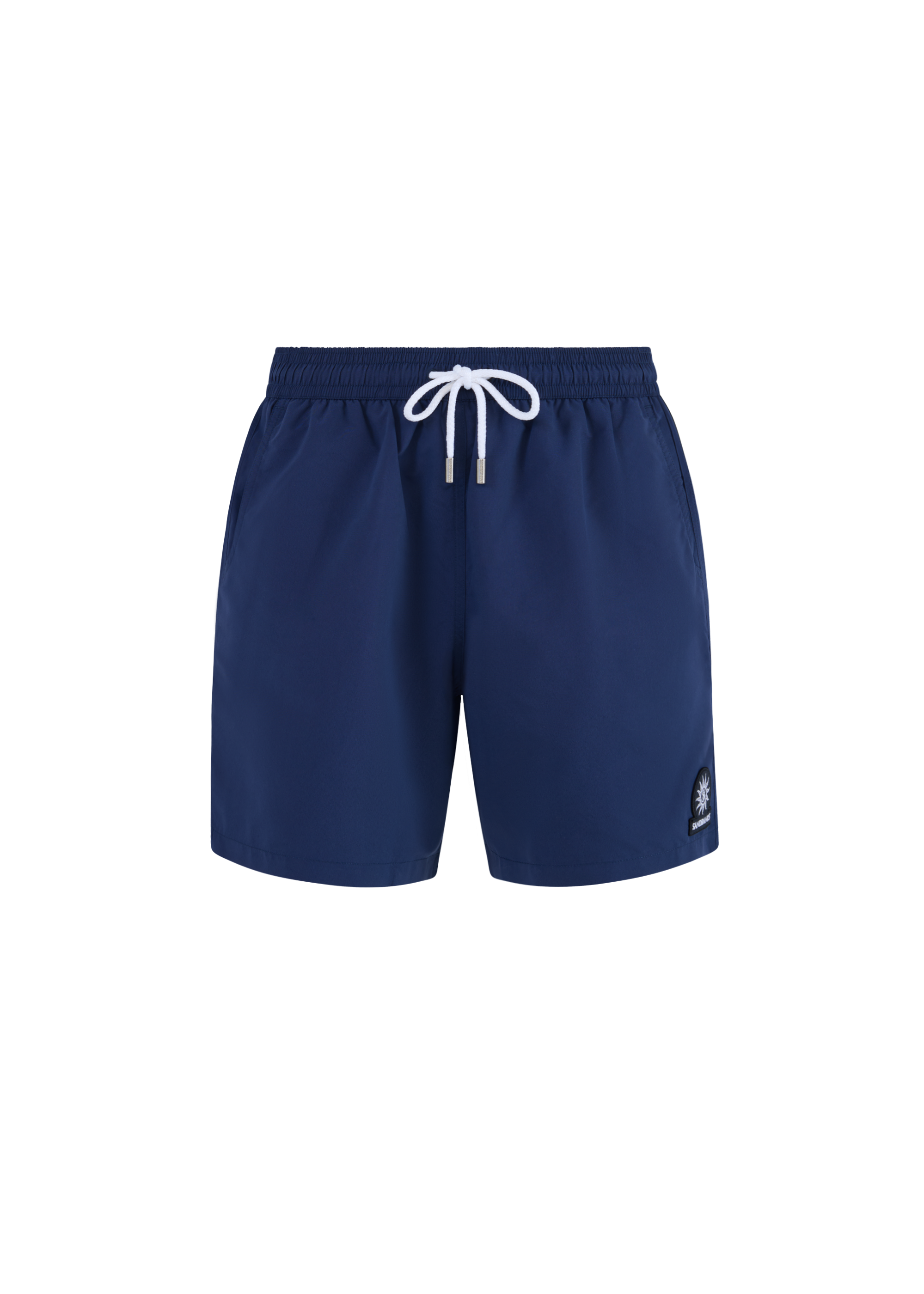 Classic Badge Logo Swim Shorts - Navy