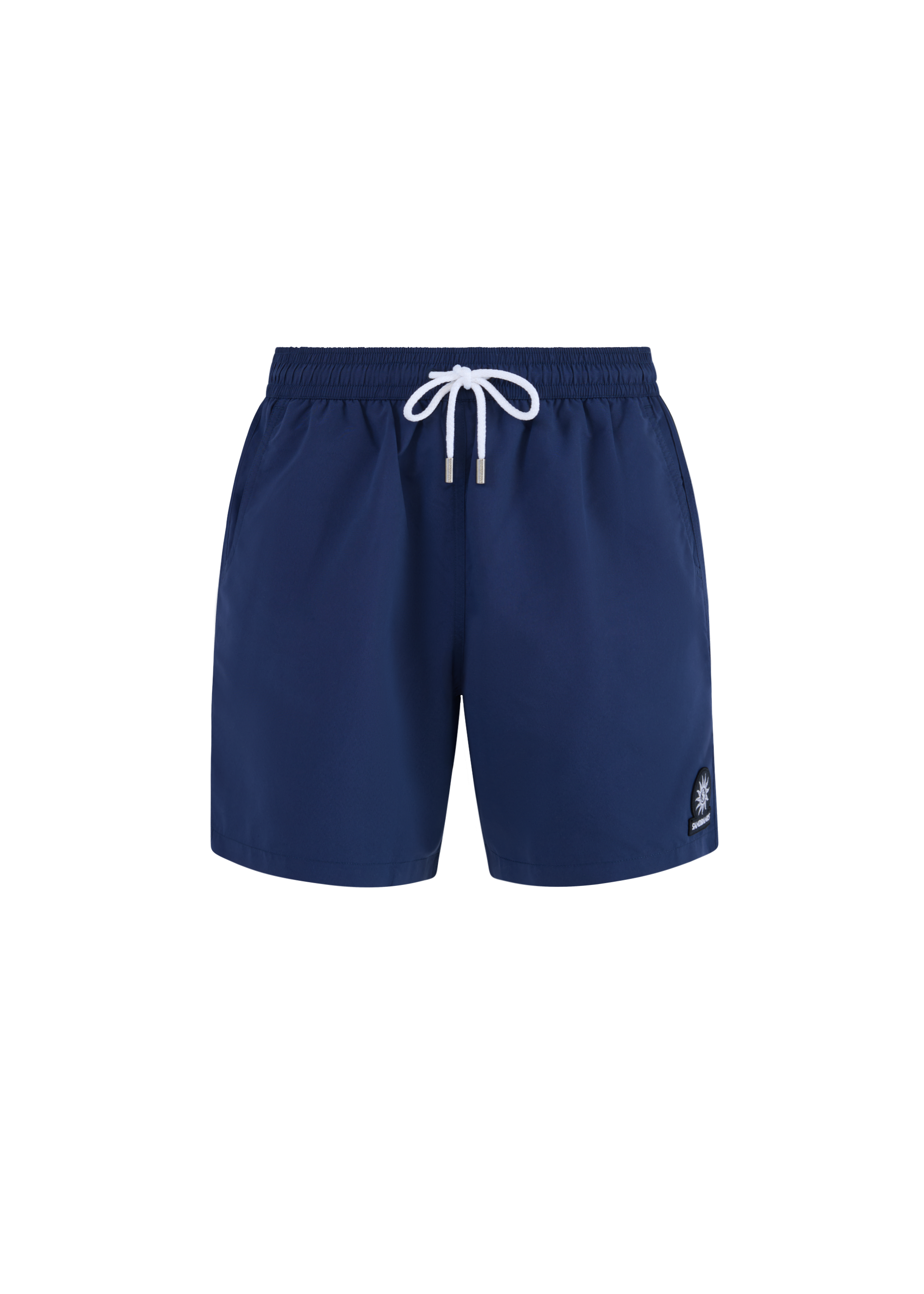 Classic Badge Logo Swim Shorts - Navy