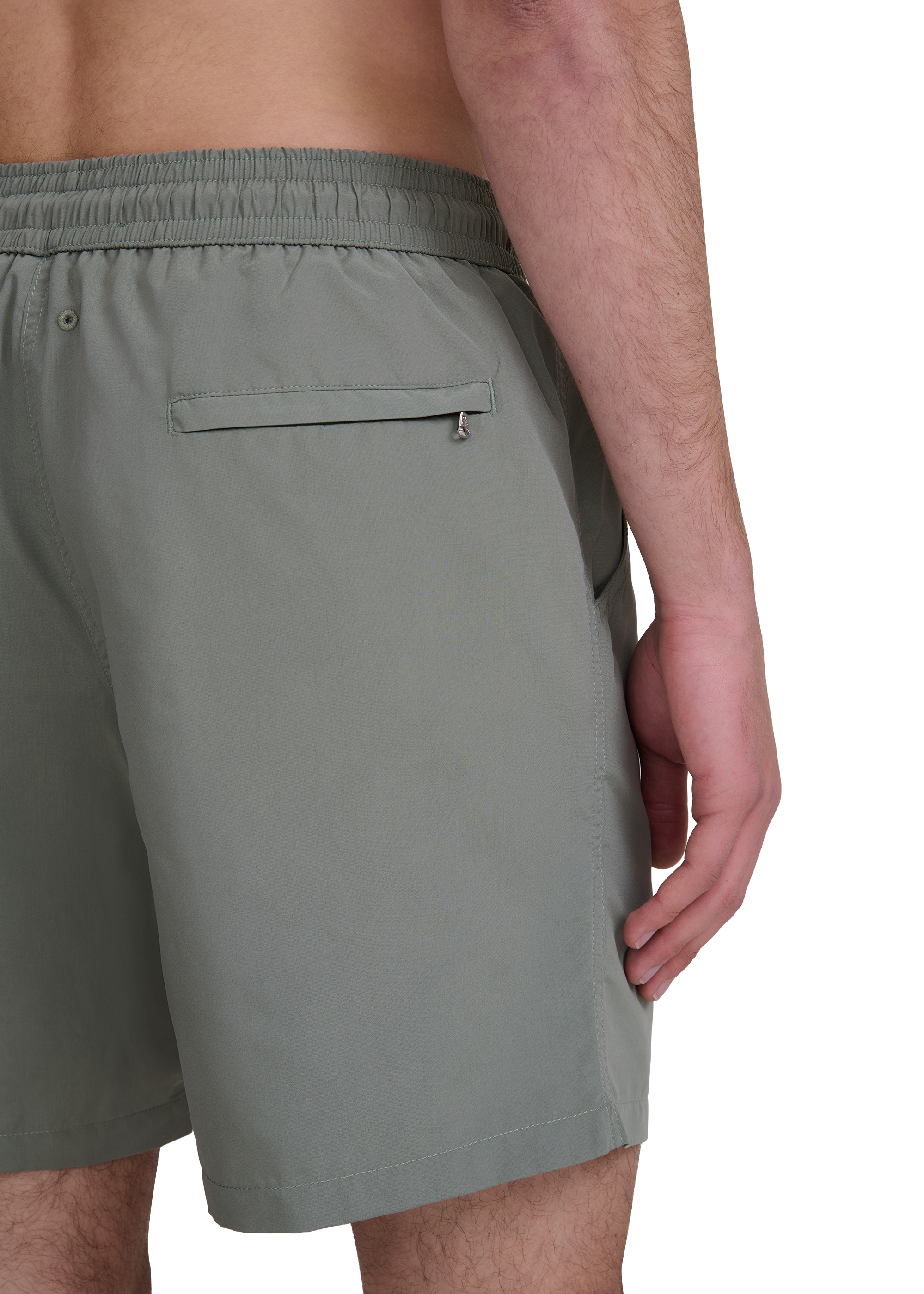 Classic Badge Logo Swim Shorts - Army