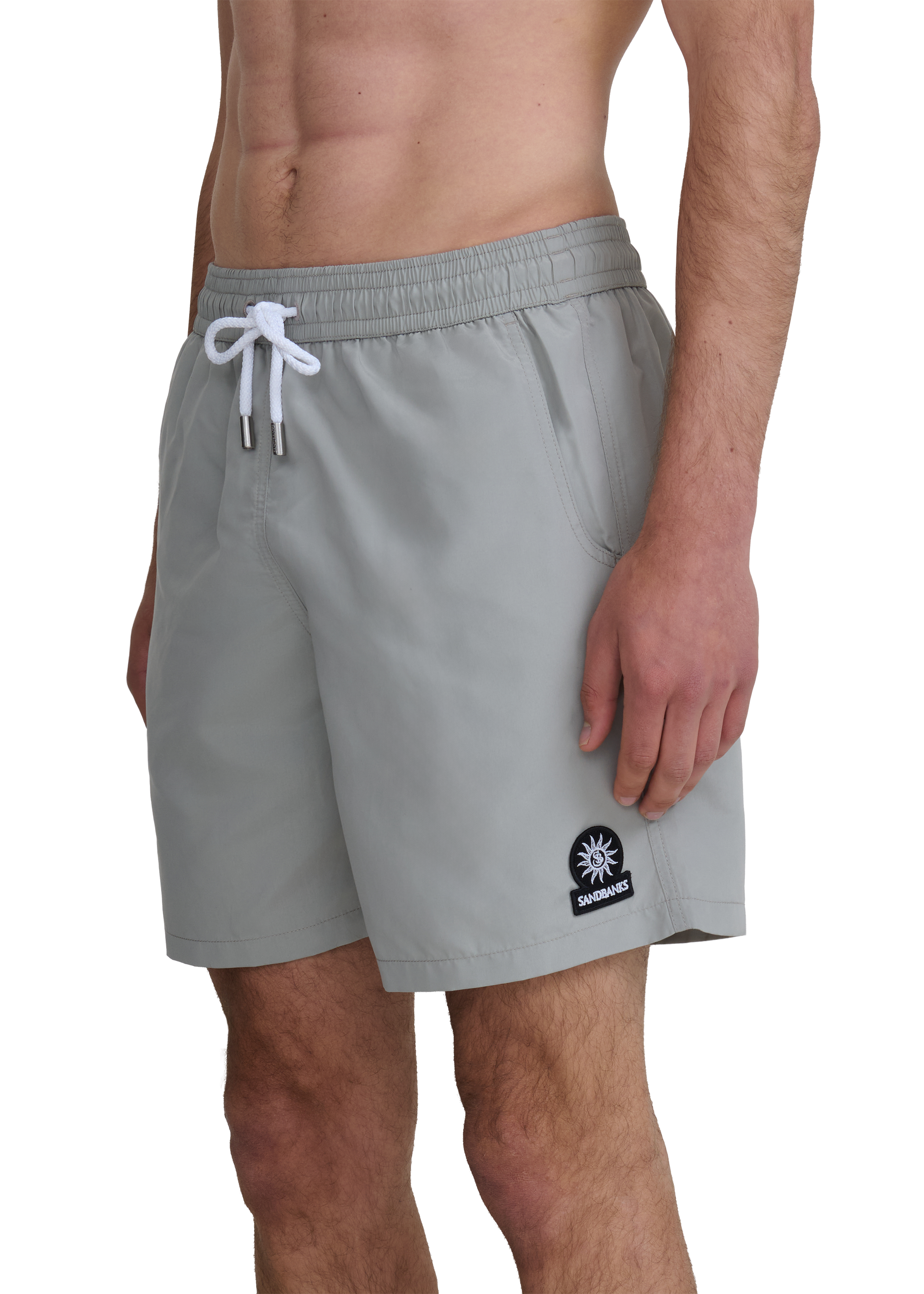 Classic Badge Logo Swim Shorts - Sage