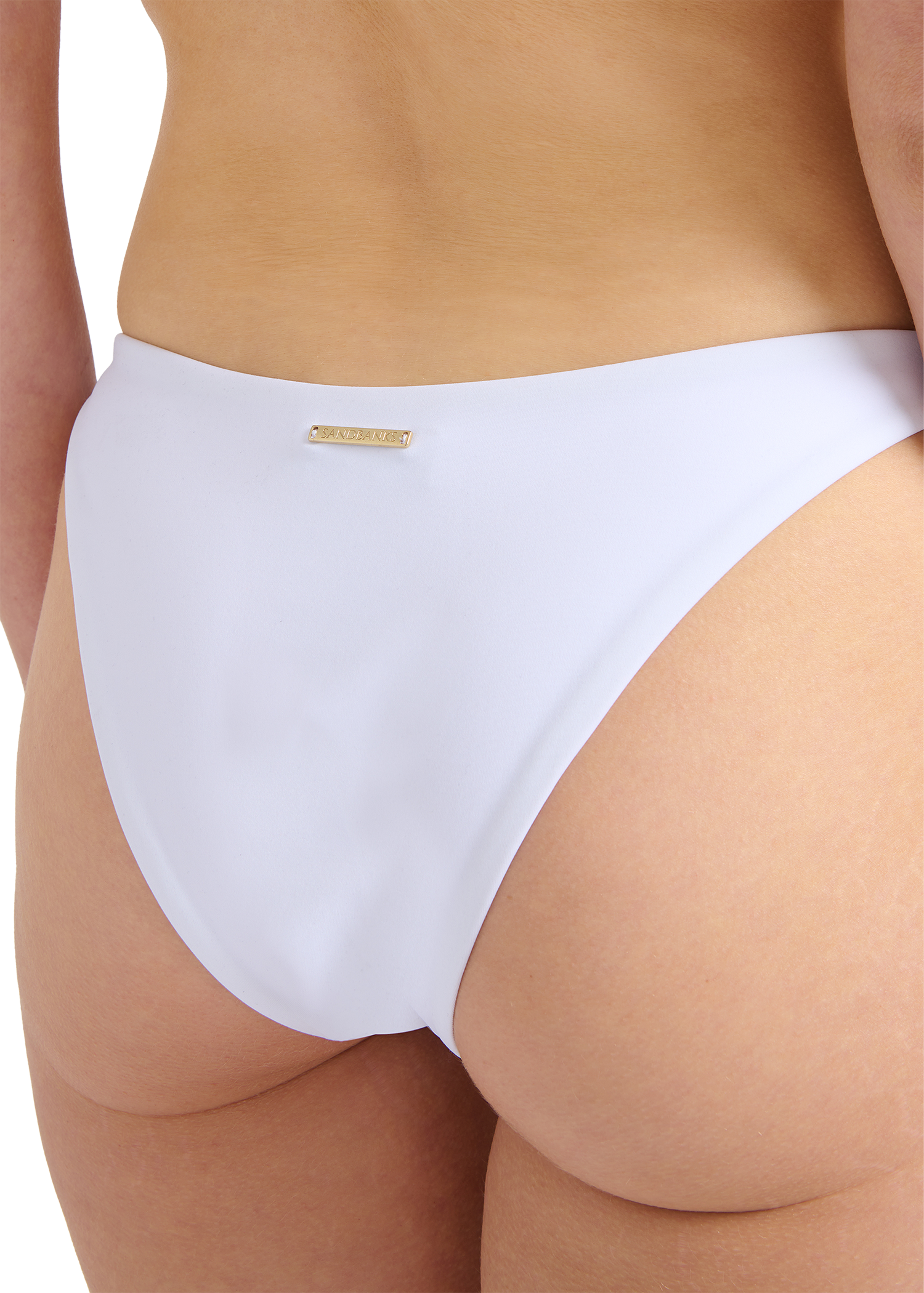 Sandbanks Scoop Bikini Bottom - White