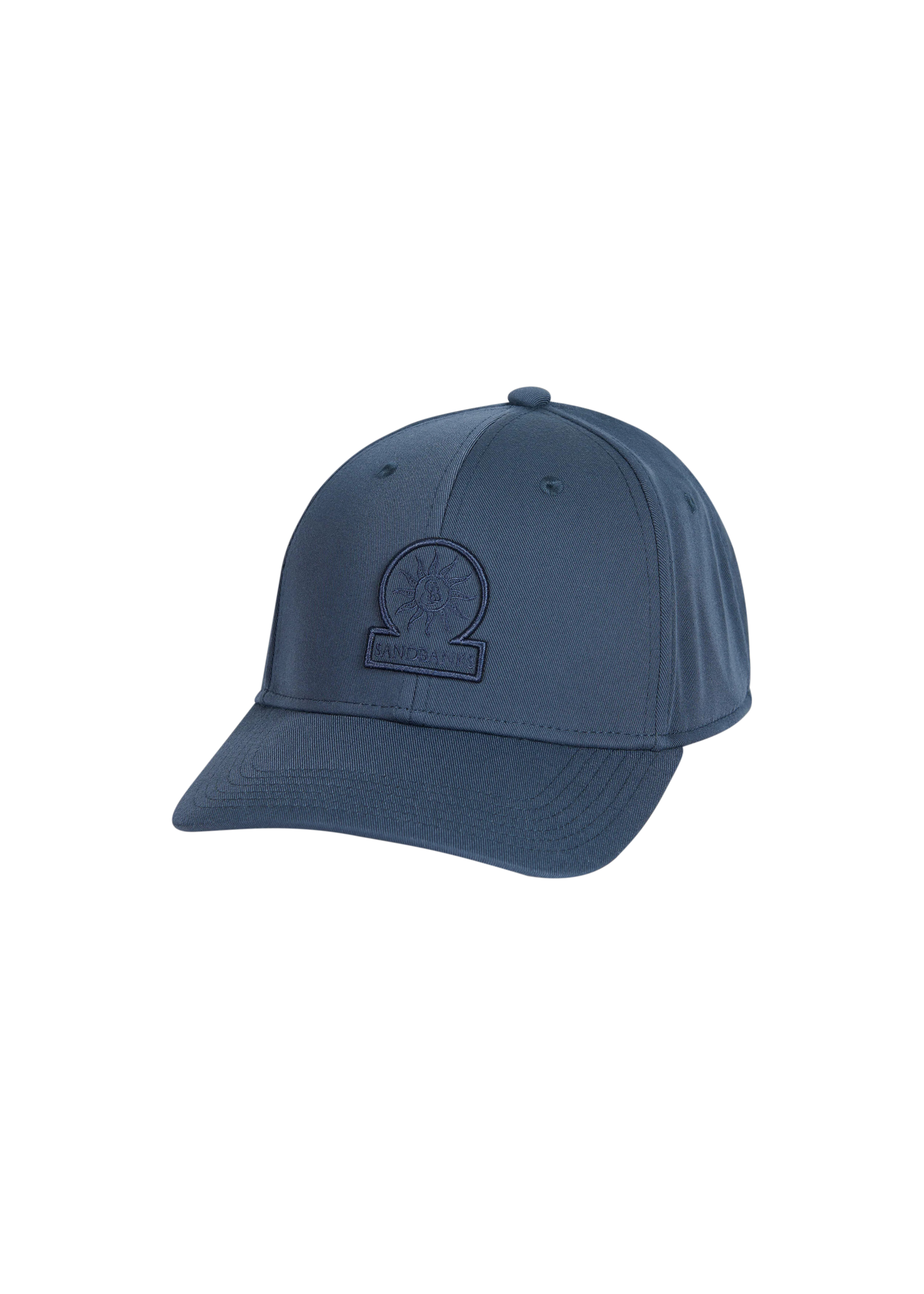 Sandbanks Tonal Badge Logo Cap - Navy