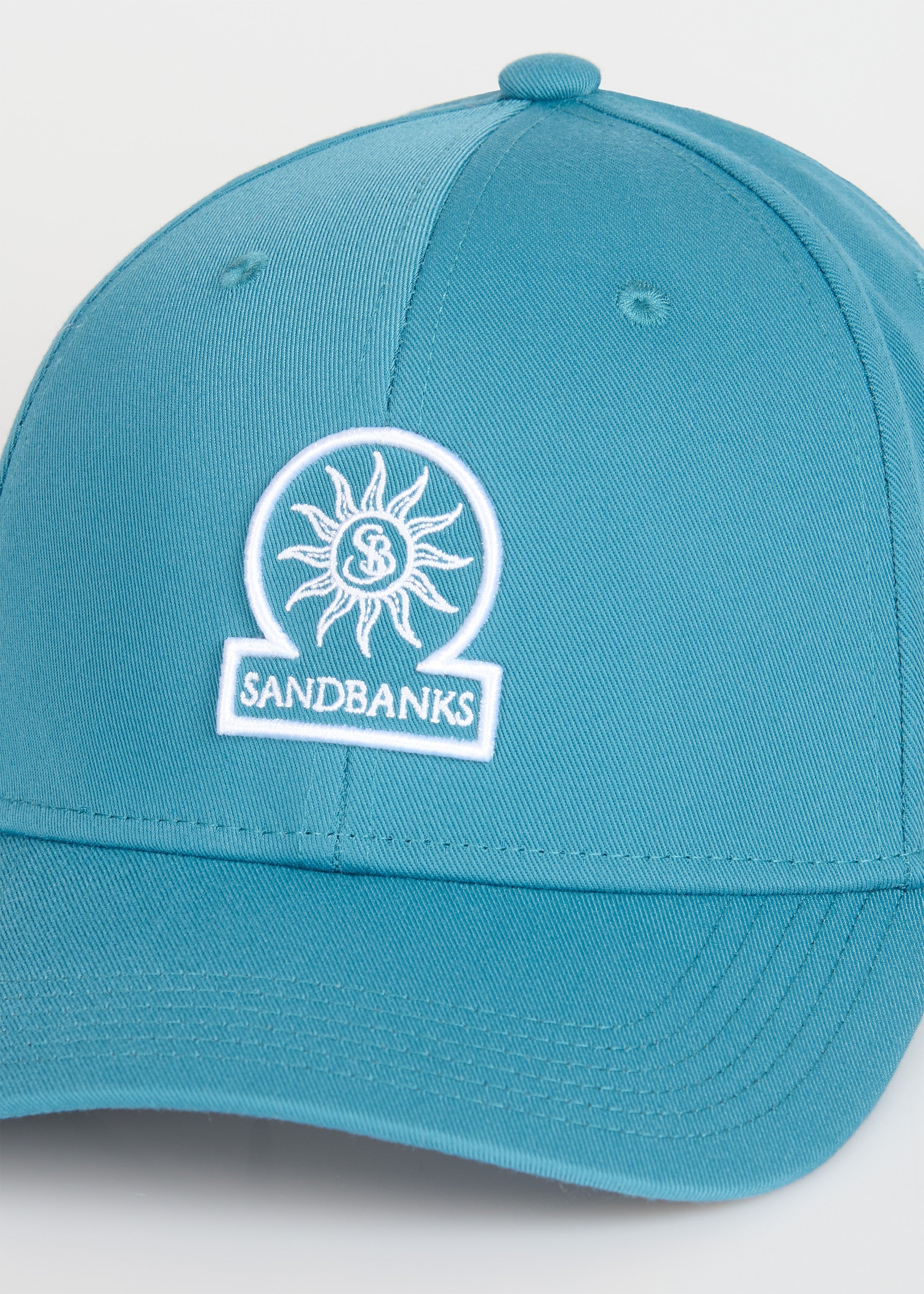 Sandbanks Badge Logo Cap - Teal