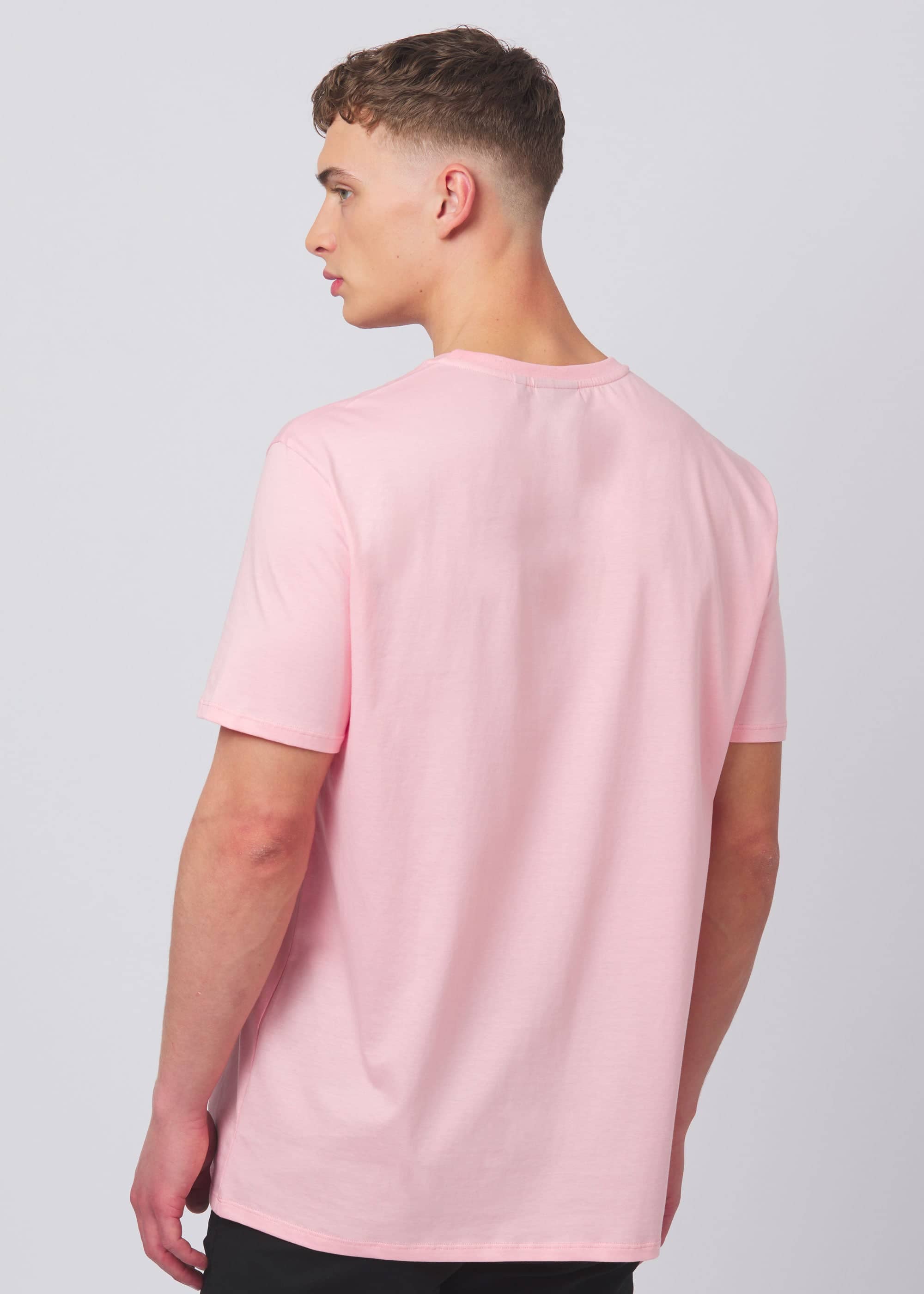 Sandbanks Badge Logo T-Shirt - Crystal Rose - Sandbanks