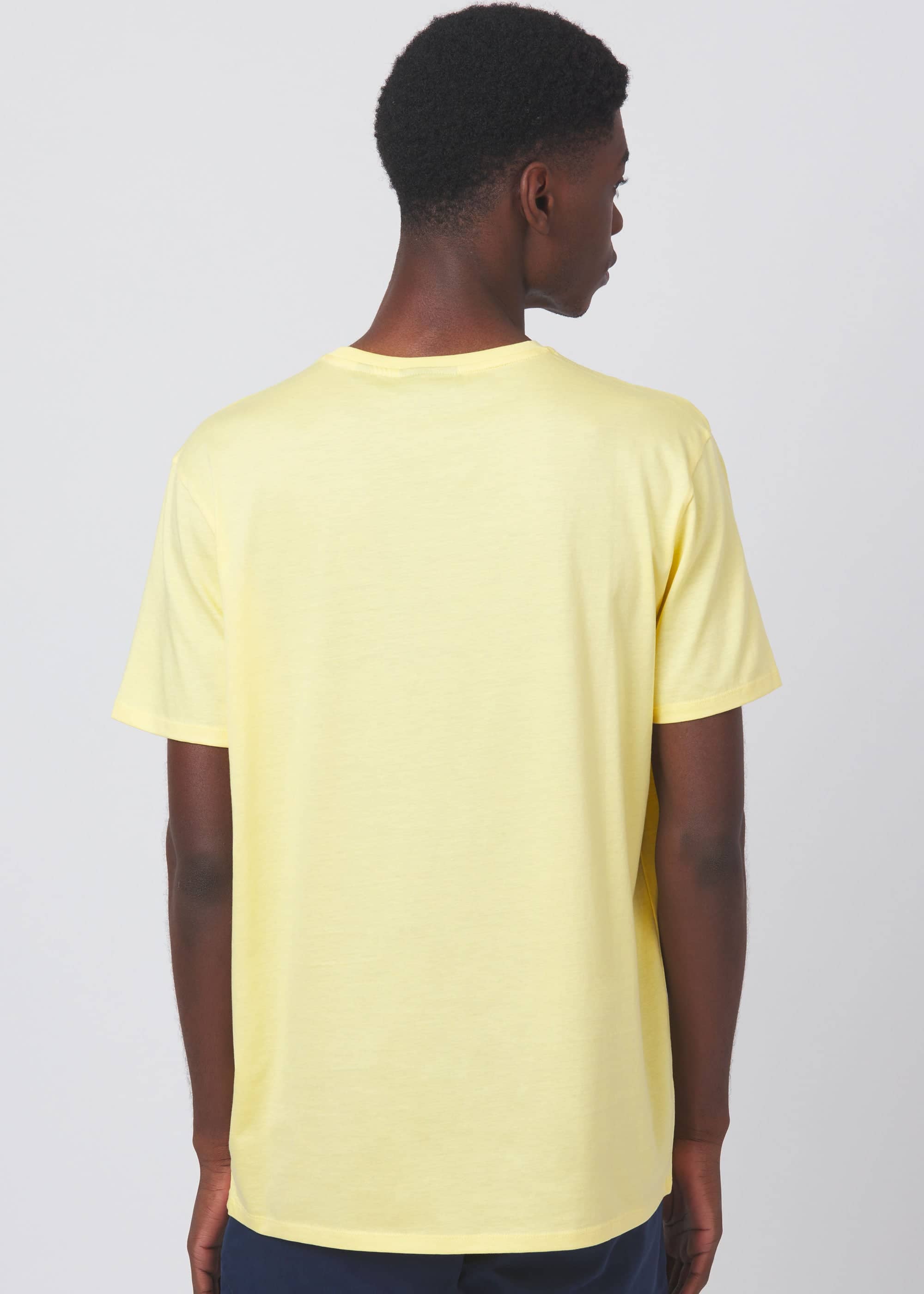 Sandbanks Badge Logo T-Shirt - Light Yellow - Sandbanks