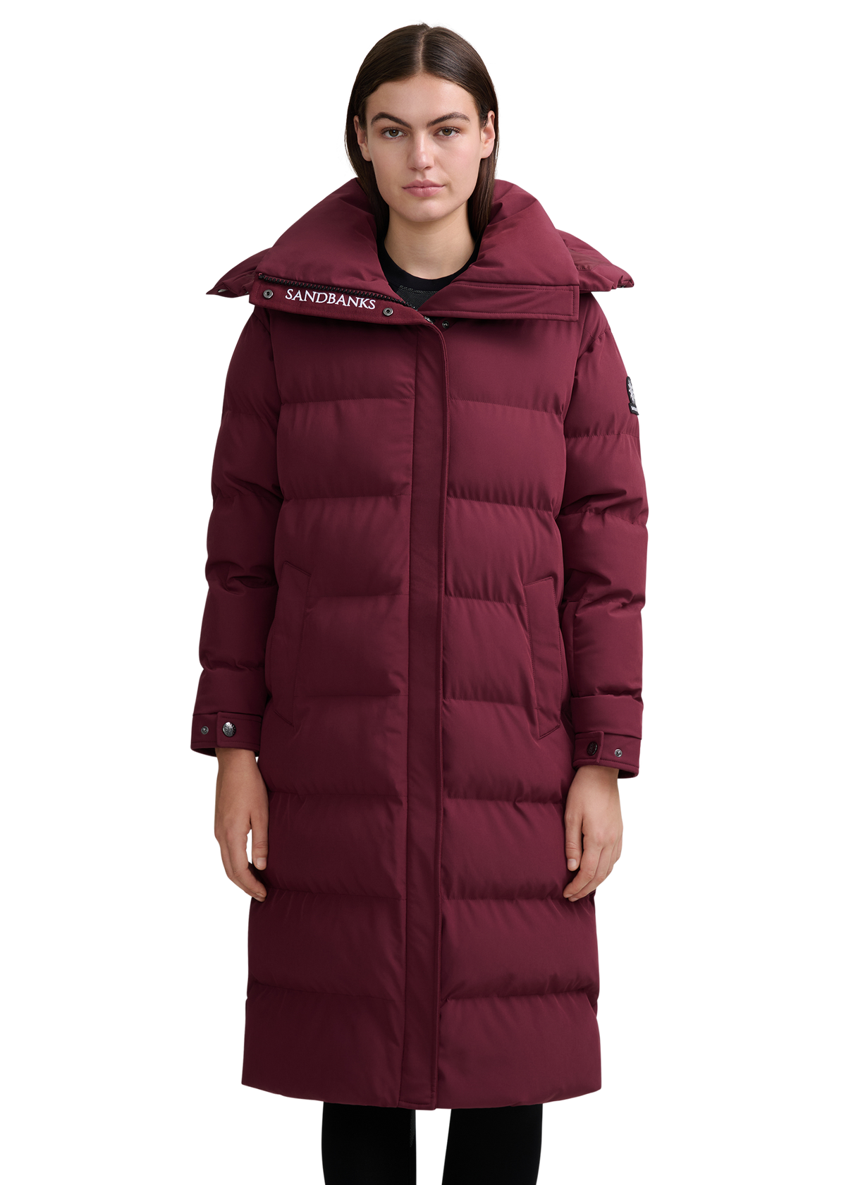 Sandbanks Haven Oversized Long Puffer - Port