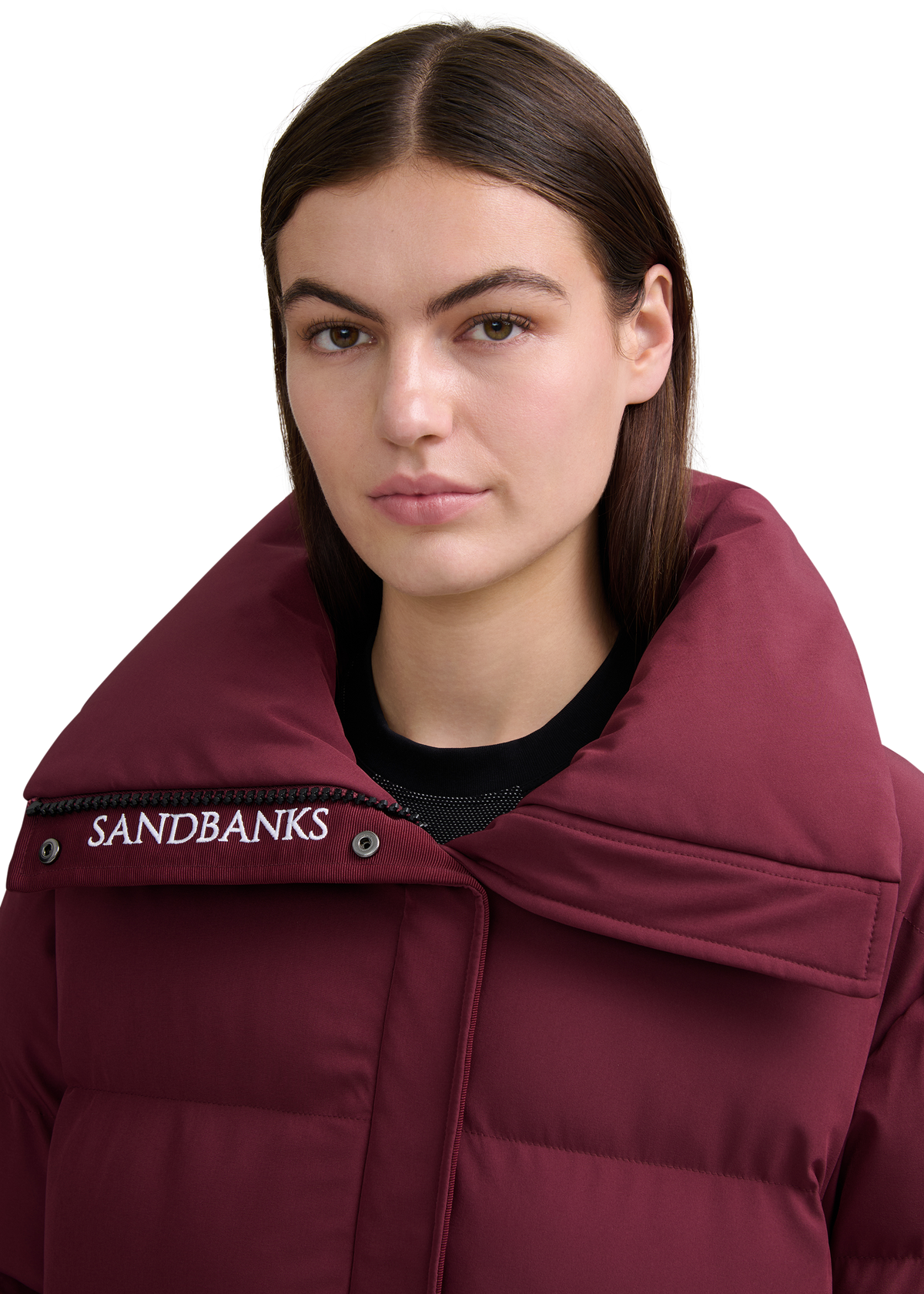 Sandbanks Haven Oversized Long Puffer - Port