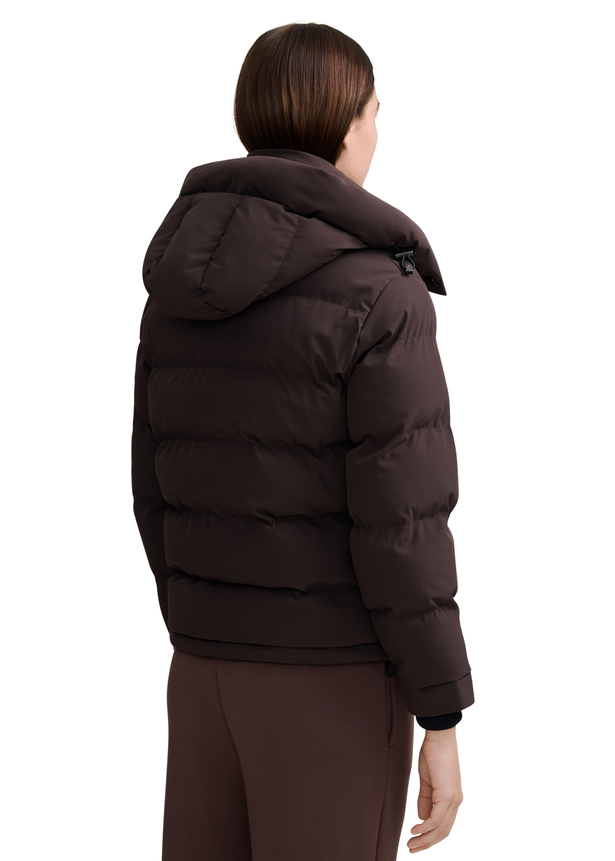 Sandbanks Belle Puffer Jacket - Brown