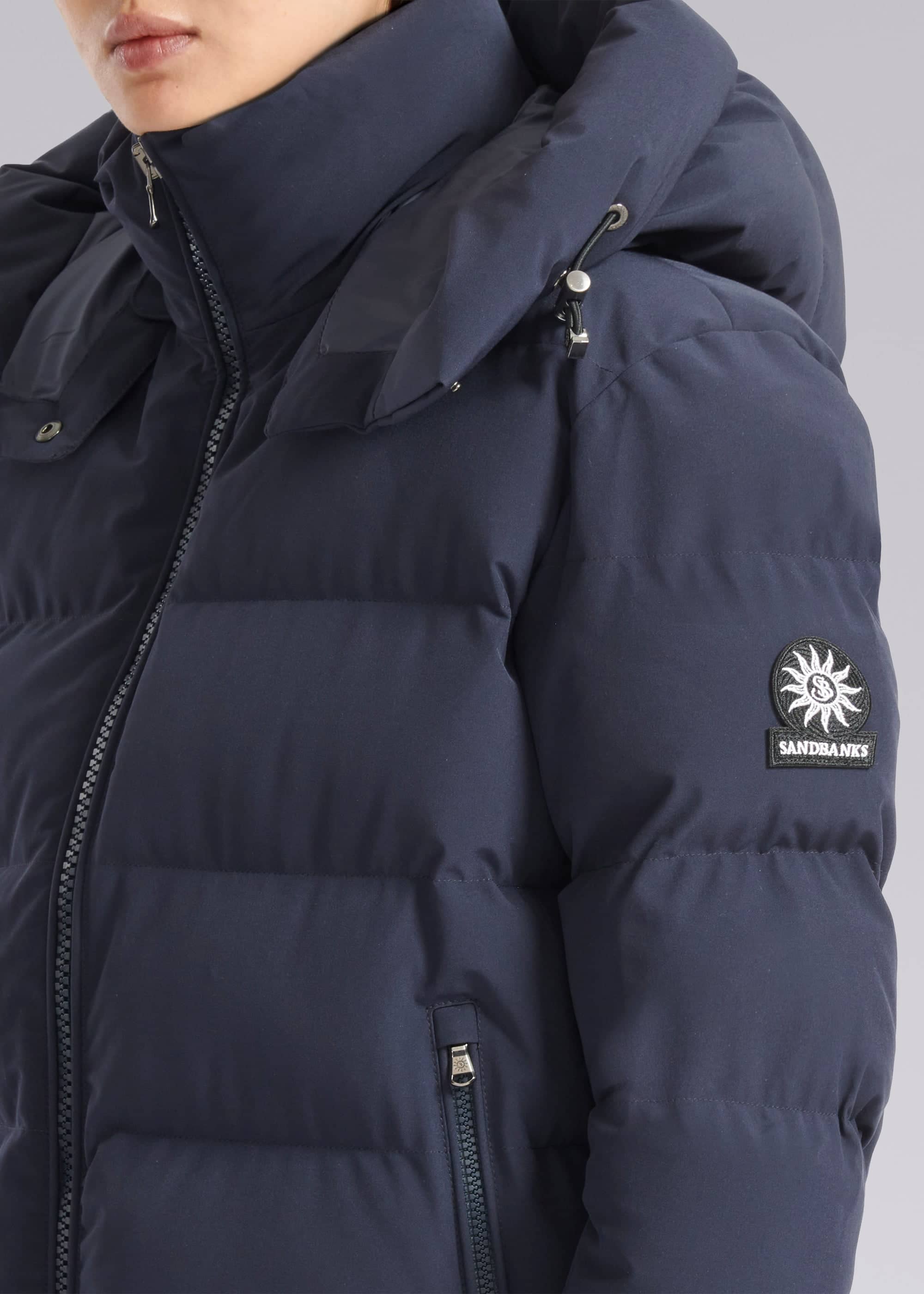 Sandbanks Belle Puffer Jacket - Navy - Sandbanks