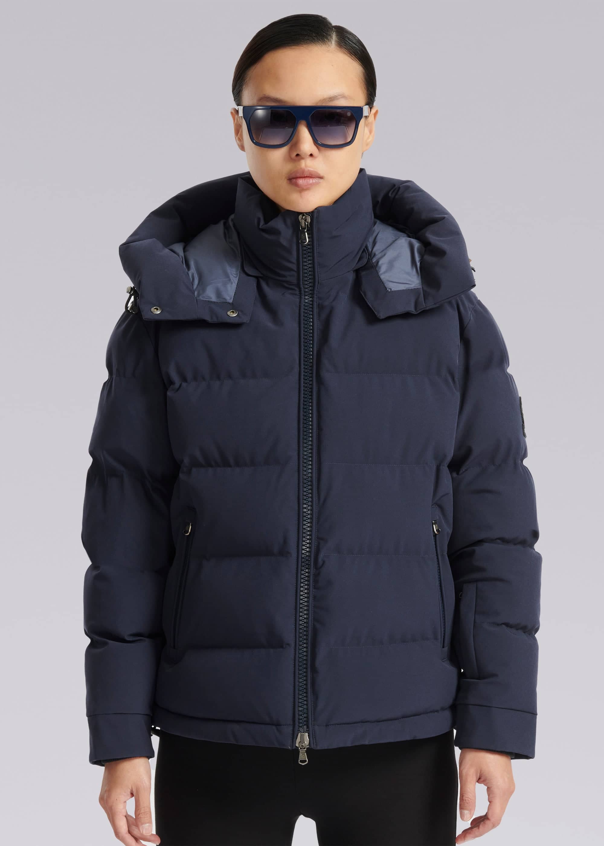 Sandbanks Belle Puffer Jacket - Navy - Sandbanks