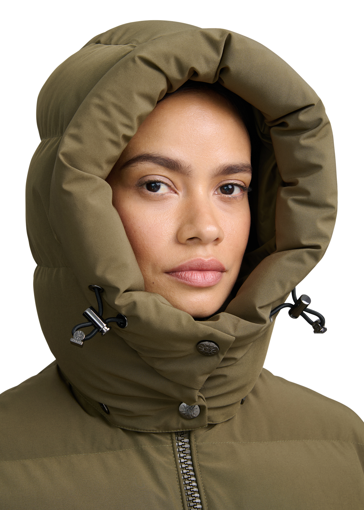 Sandbanks Belle Puffer Jacket - Olive