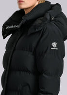 Sandbanks Haven Oversized Long Puffer - Black - Sandbanks