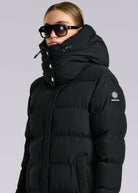 Sandbanks Haven Oversized Long Puffer - Black - Sandbanks